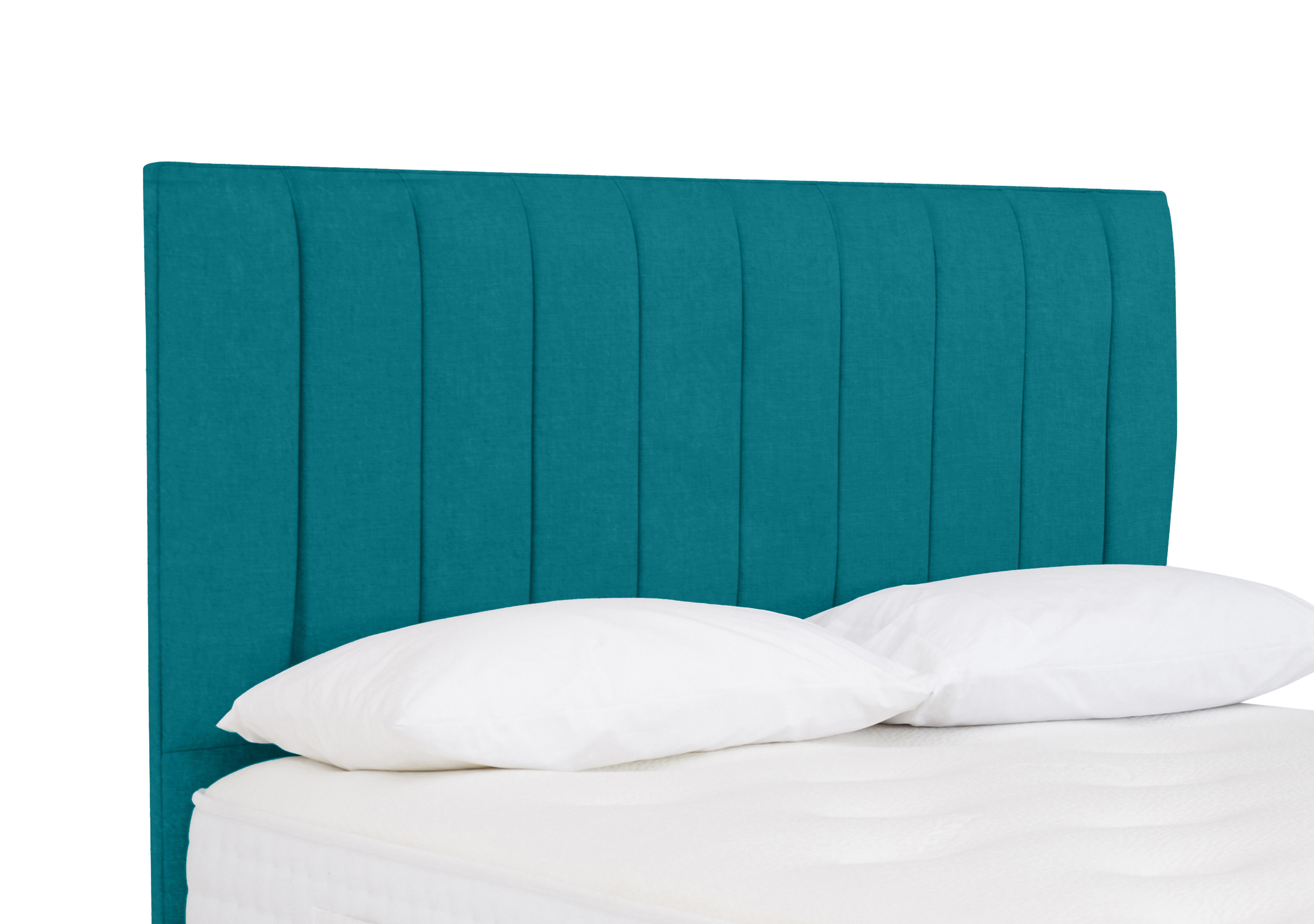 Tracks Floor Standing Headboard in Plush Atlantic on Furniture Village