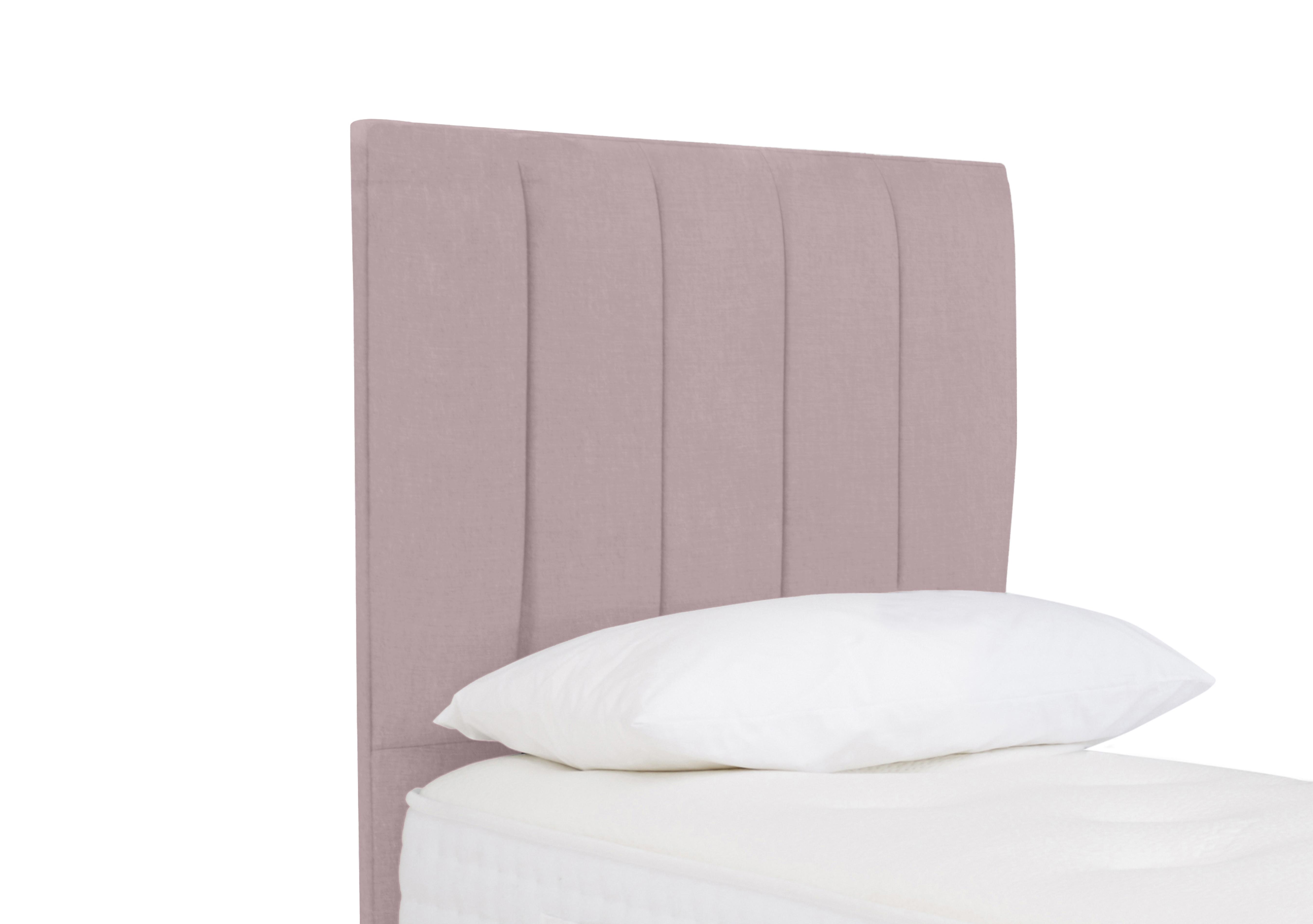 Tracks Floor Standing Headboard in Plush Lilac on Furniture Village