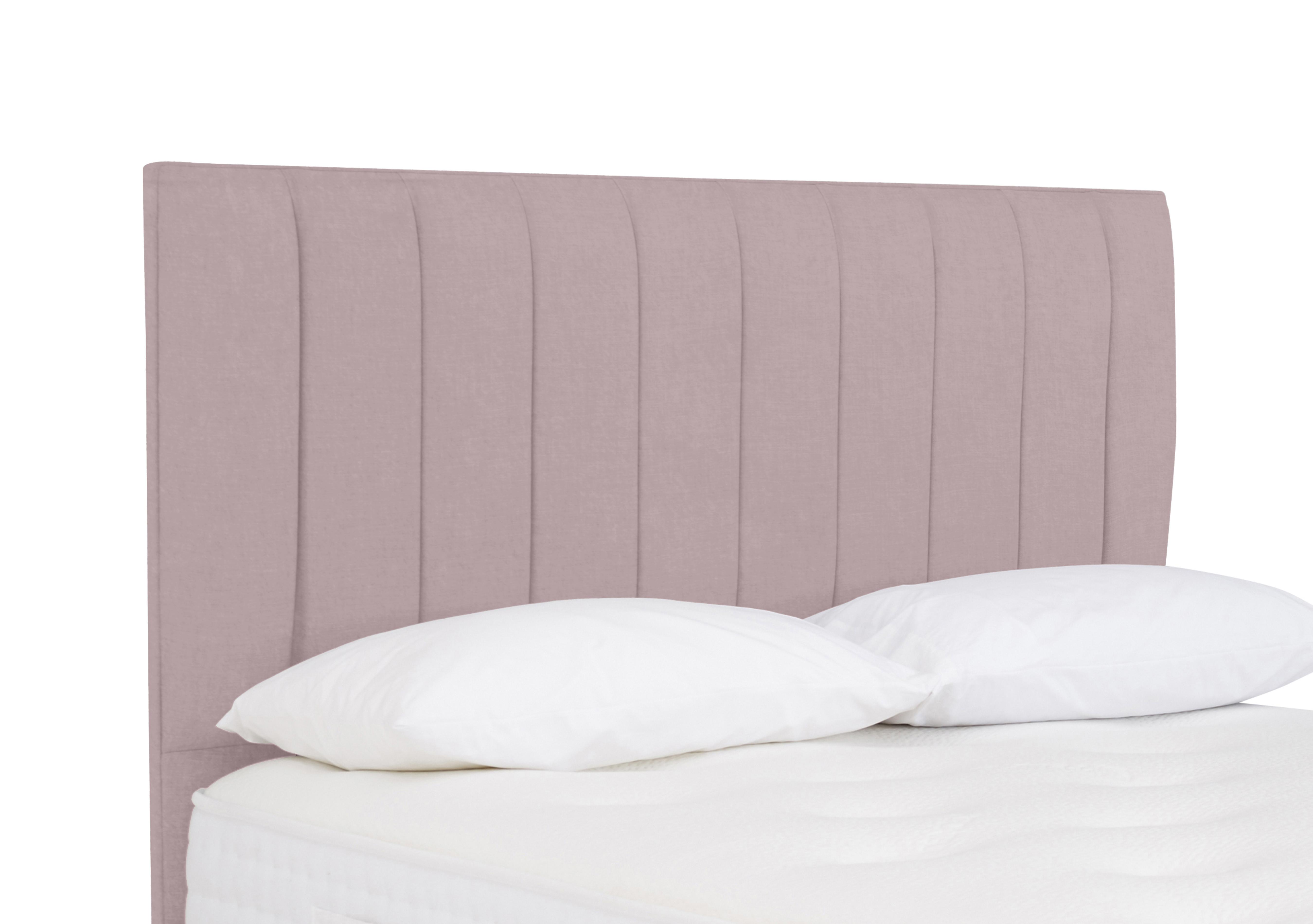 Tracks Floor Standing Headboard in Plush Lilac on Furniture Village