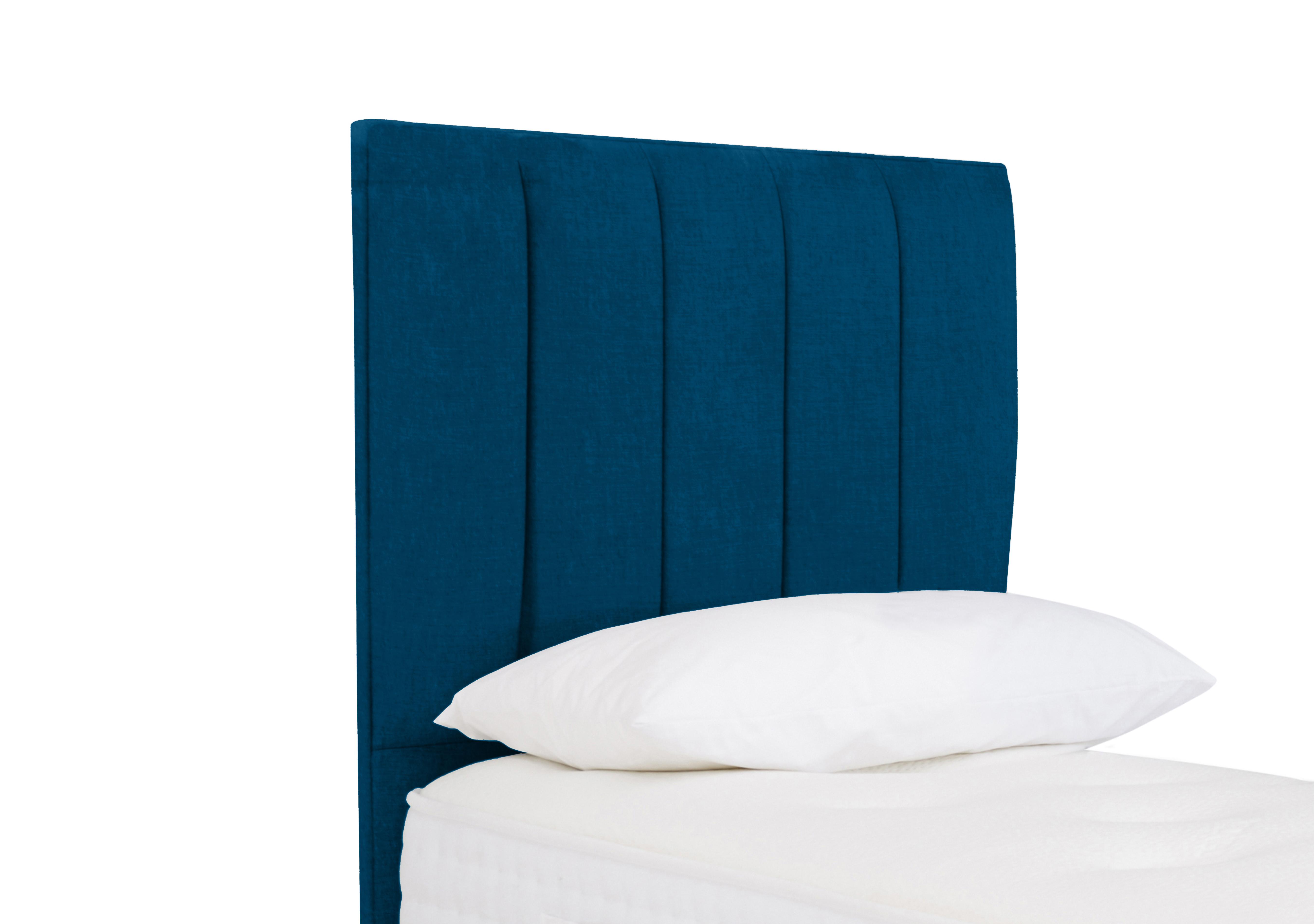 Tracks Floor Standing Headboard in Plush Pacific on Furniture Village