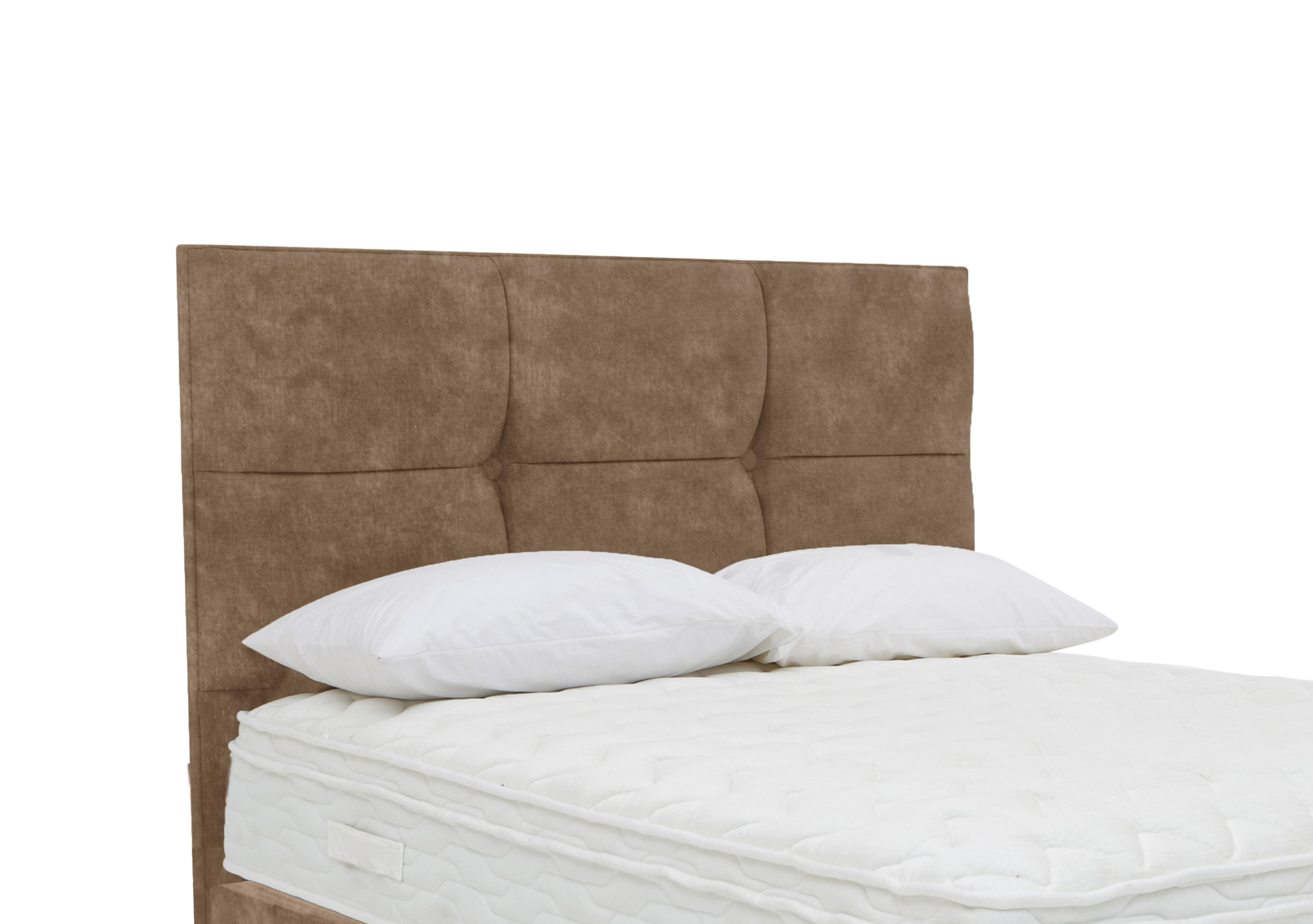 Rubix Floor Standing Headboard in Lace Caramel on Furniture Village