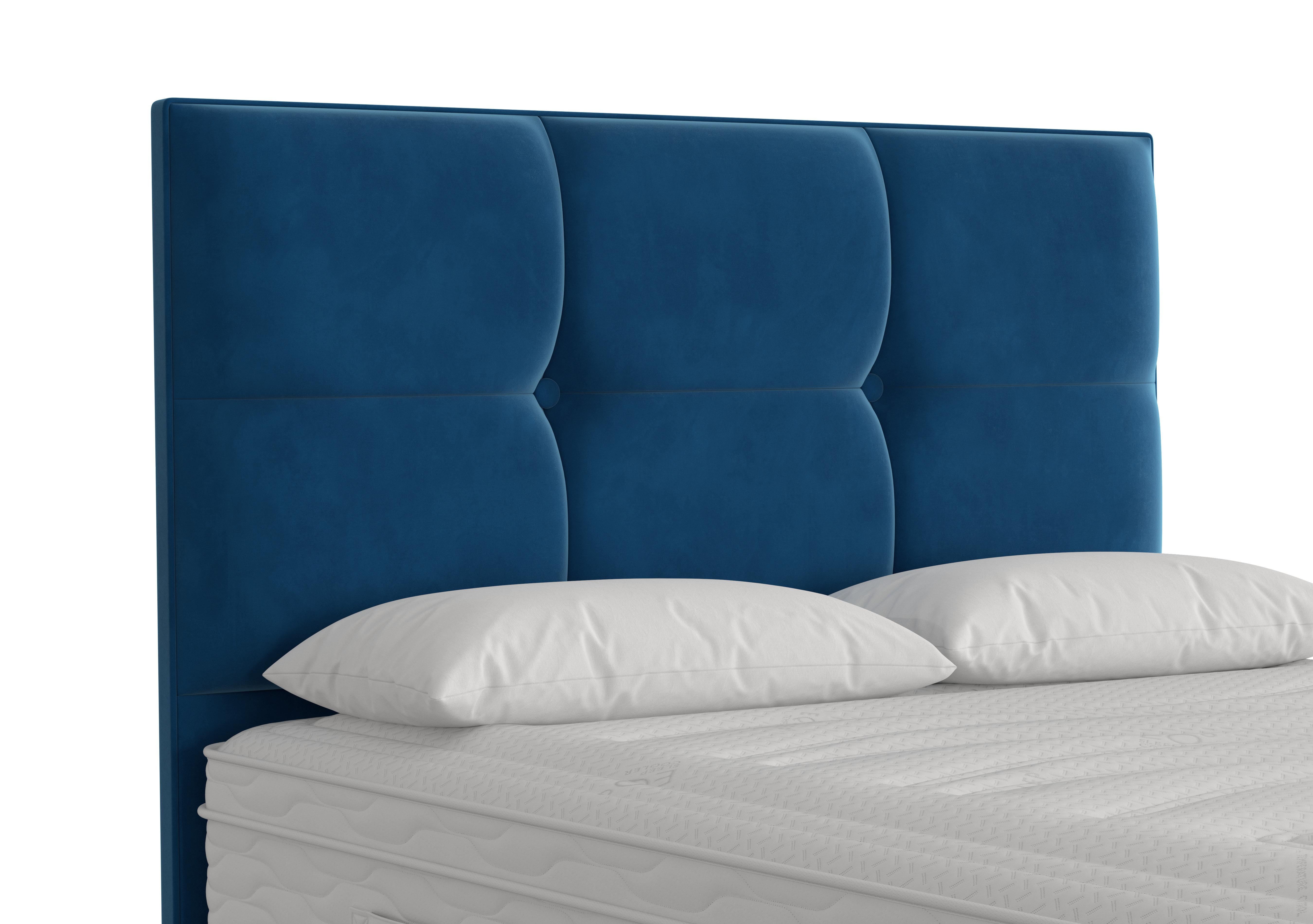 Rubix Floor Standing Headboard in Plush Pacific on Furniture Village