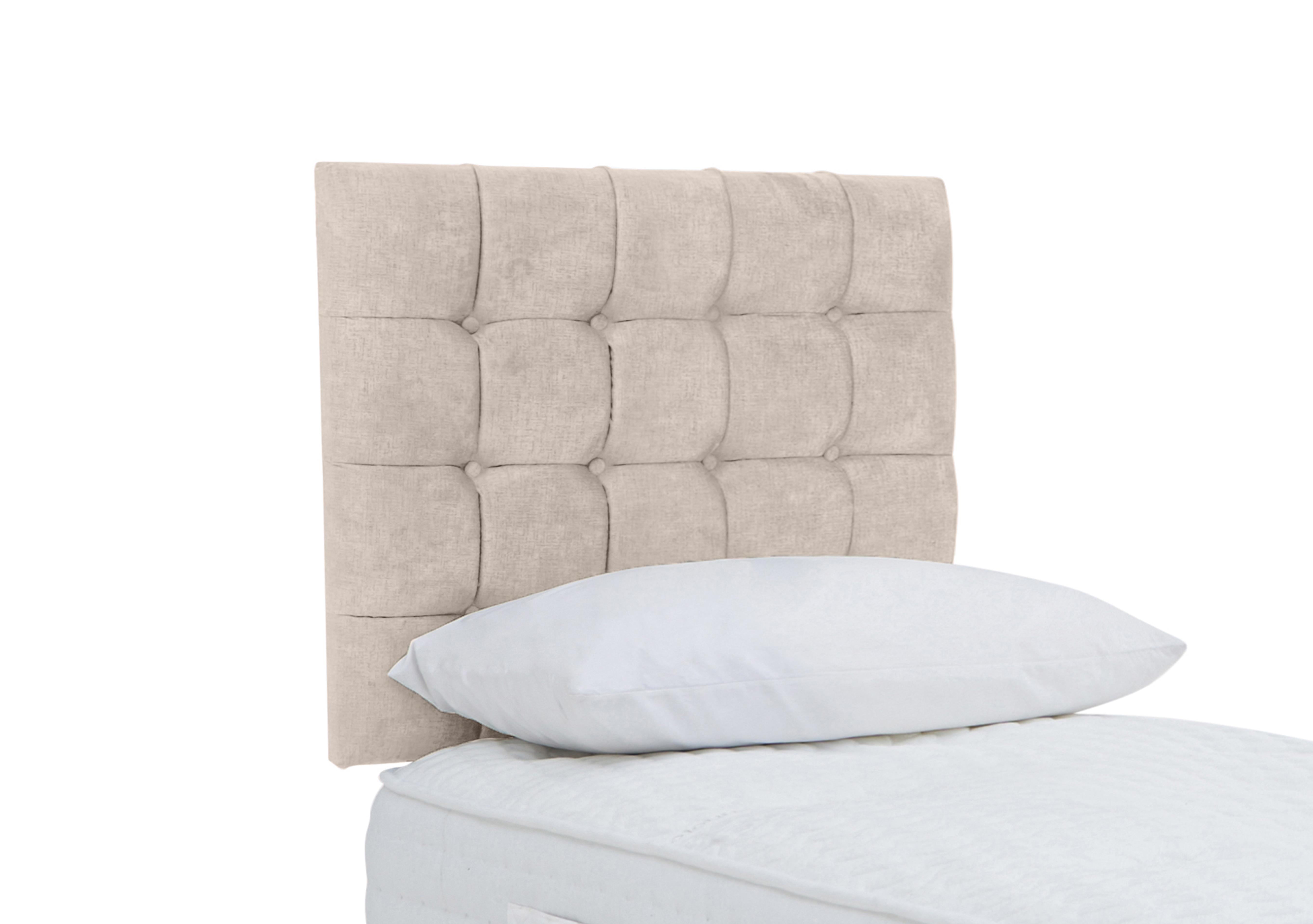 Dice Strutted Headboard in Lace Ivory on Furniture Village