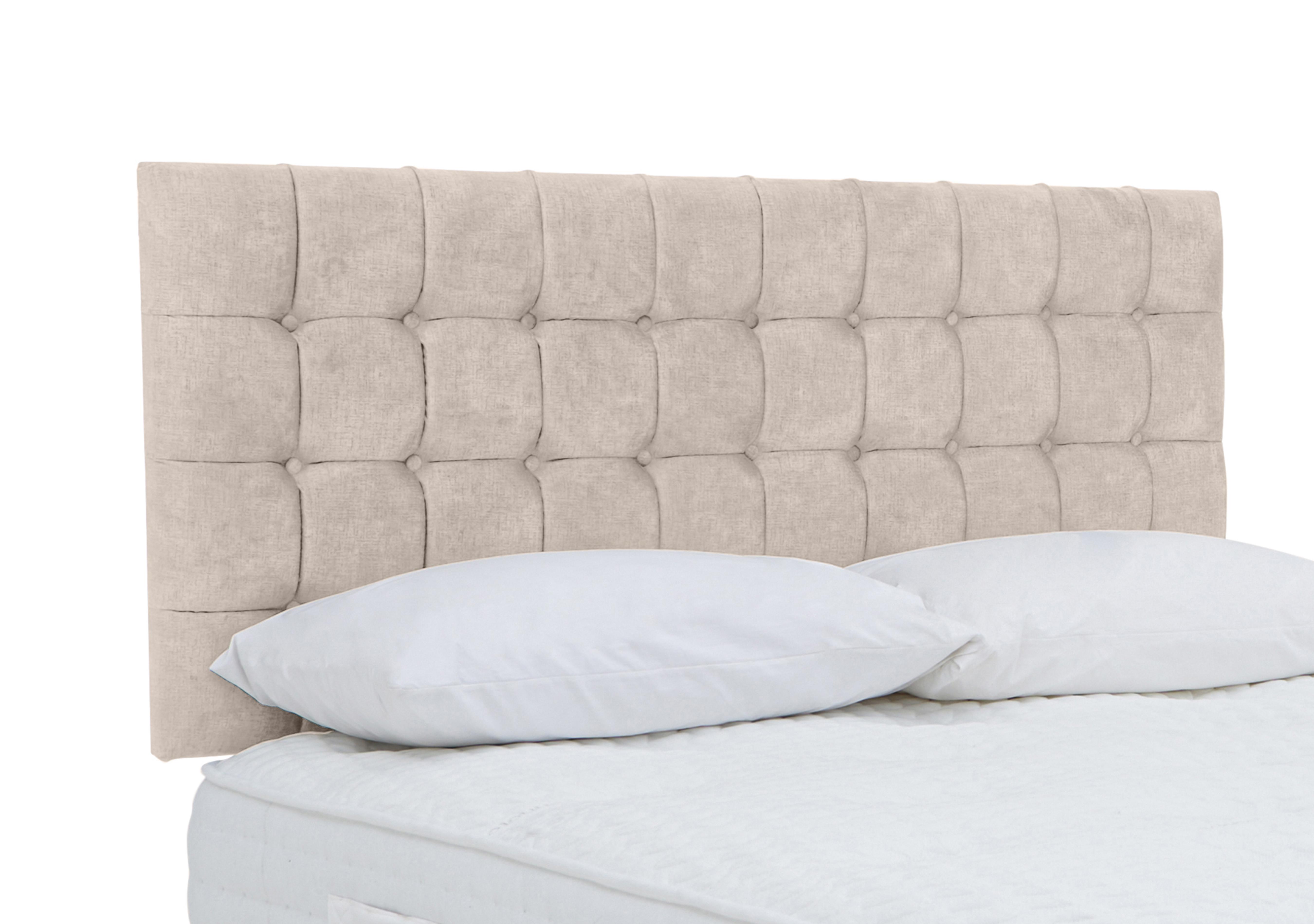 Dice Strutted Headboard in Lace Ivory on Furniture Village