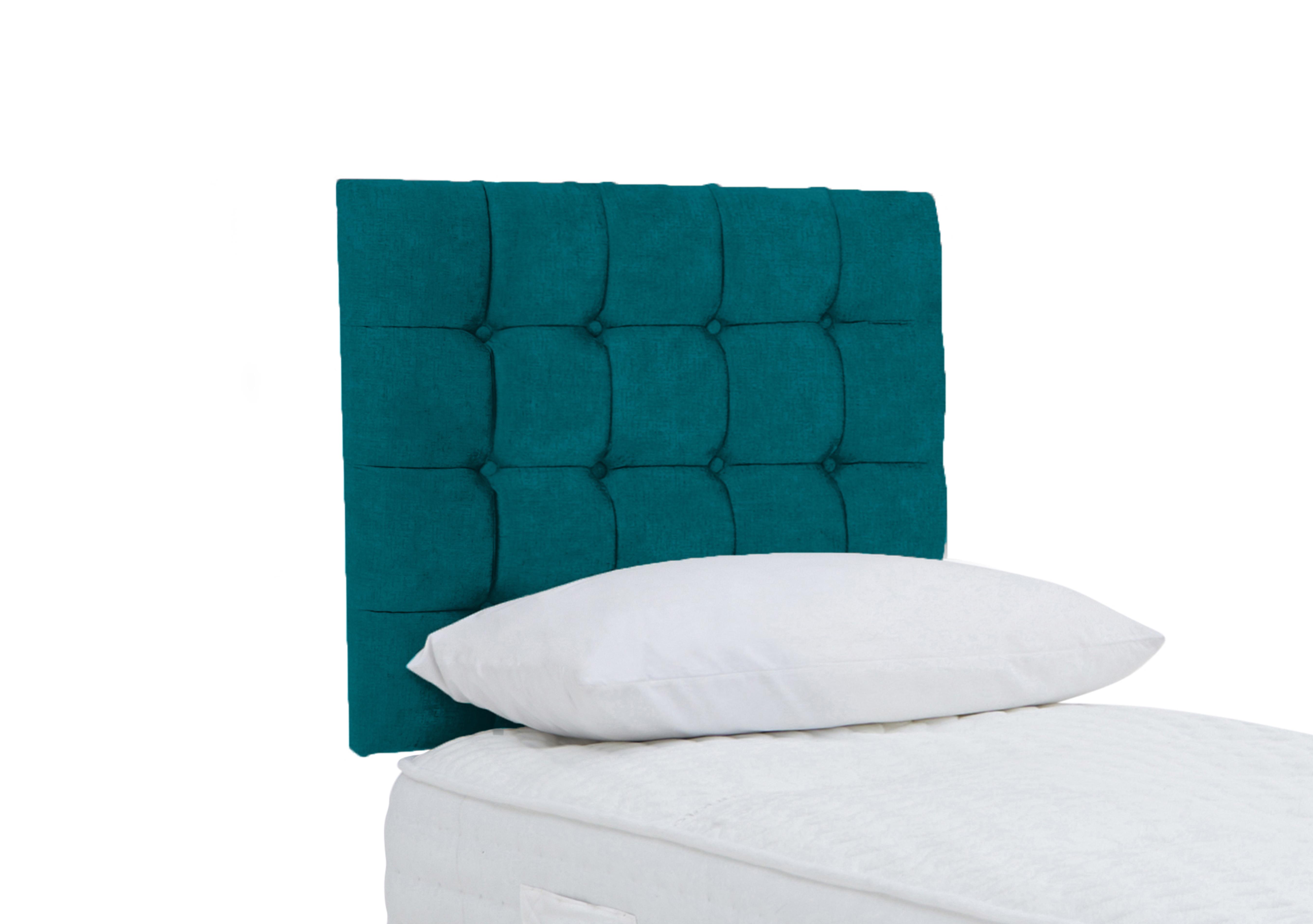 Dice Strutted Headboard in Plush Atlantic on Furniture Village