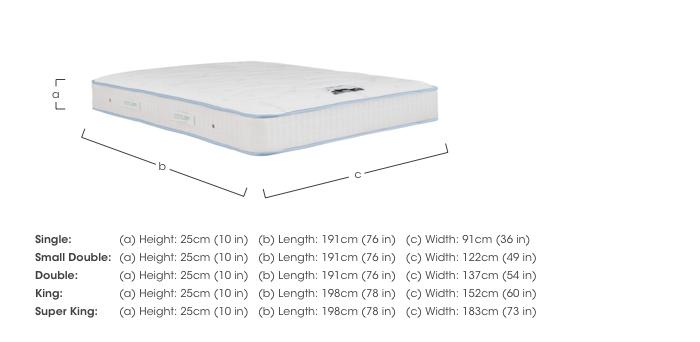 Cooler Extreme Ortho Mattress in  on Furniture Village