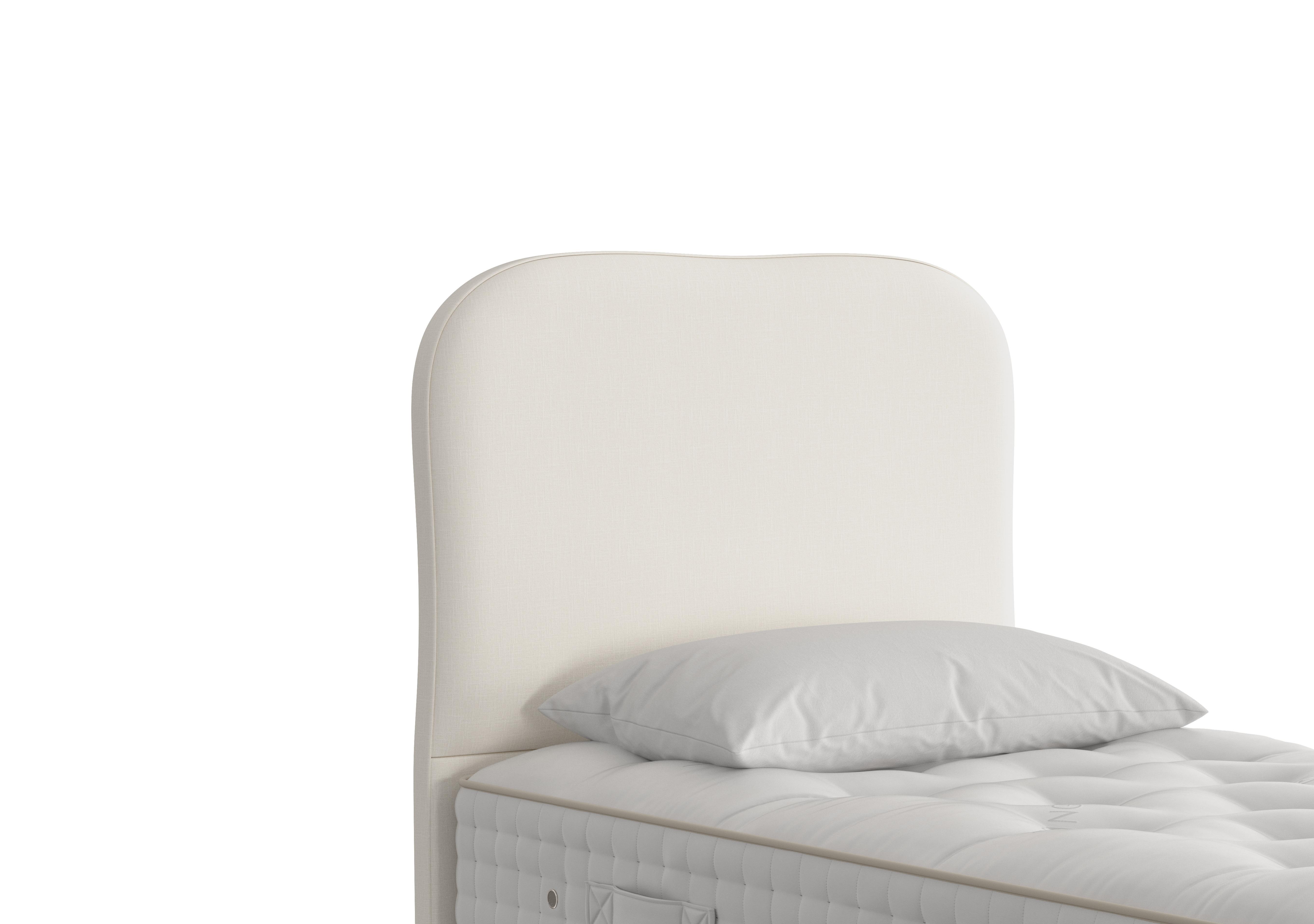 Lennox Floor Standing Headboard in 2084 Gem Cream on Furniture Village