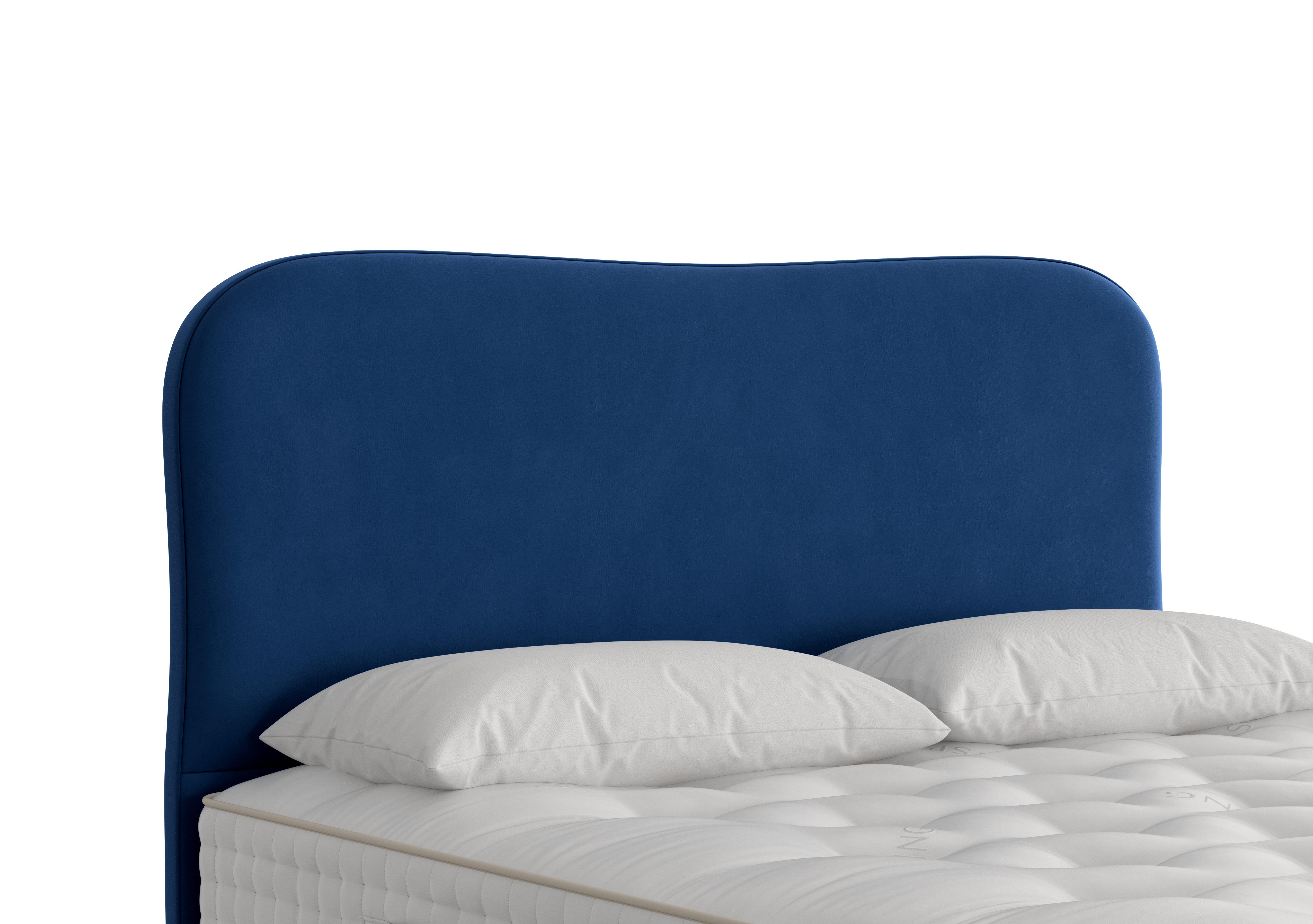 Lennox Floor Standing Headboard in 2115 Plush Royal on Furniture Village