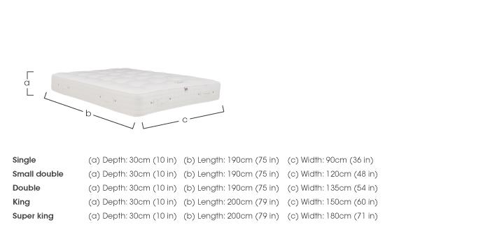 Boutique 2000 Mattress in  on Furniture Village