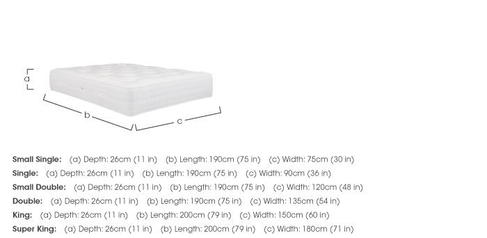 Pocket Ortho 1000 Mattress in  on Furniture Village