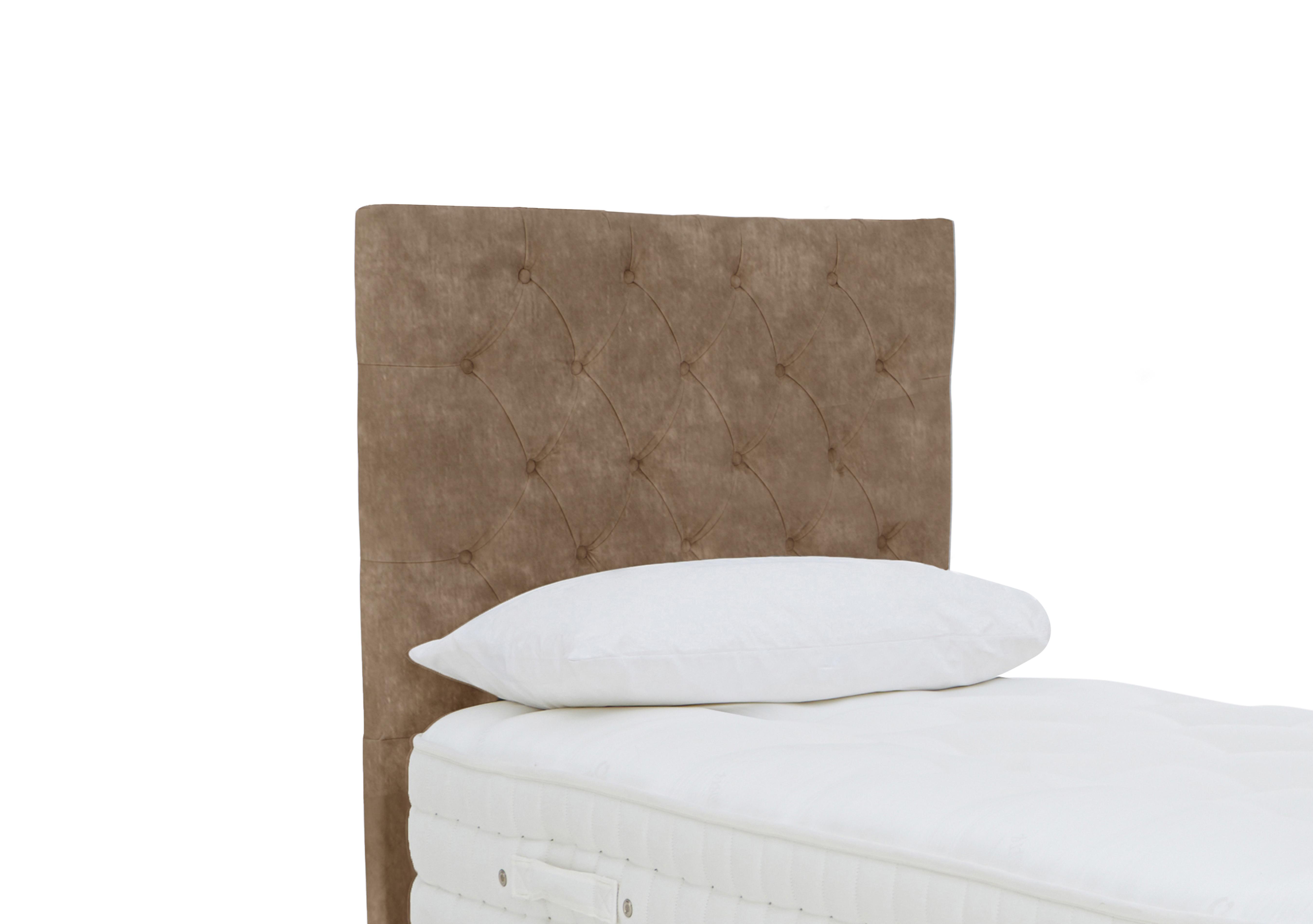 Austen Floor Standing Headboard in Lace Caramel on Furniture Village