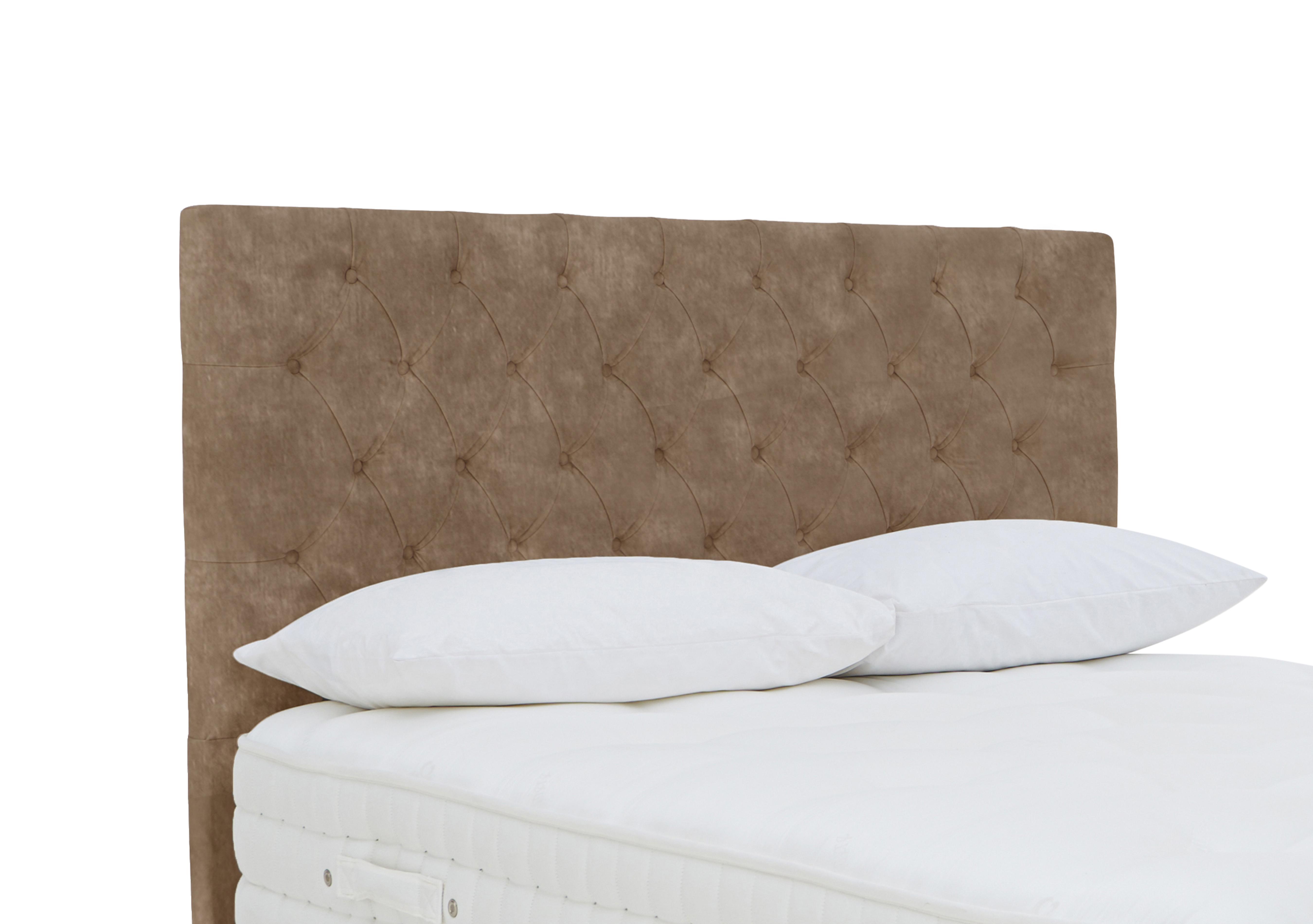 Austen Floor Standing Headboard in Lace Caramel on Furniture Village