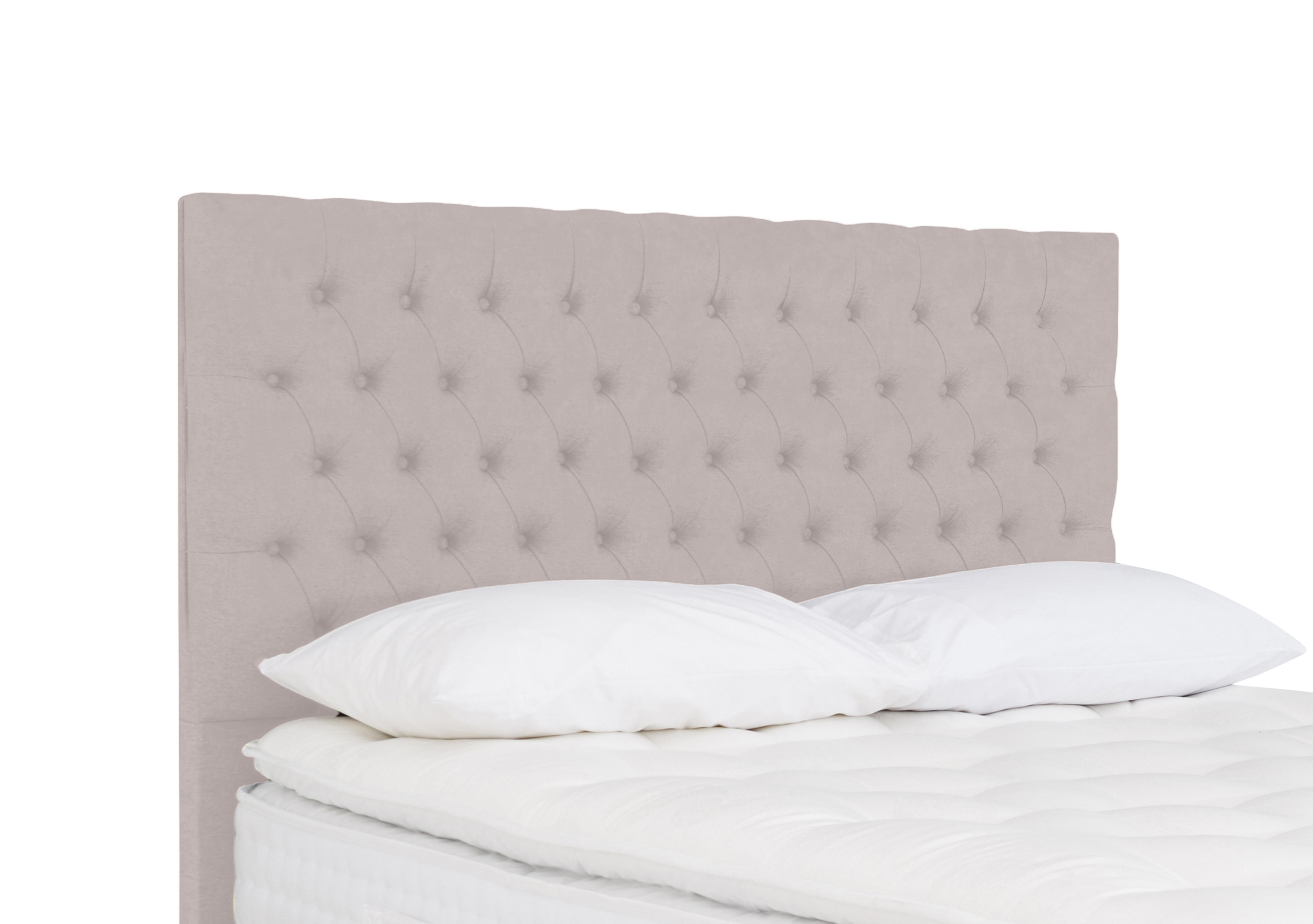 Austen Floor Standing Headboard in Plush Argent on Furniture Village