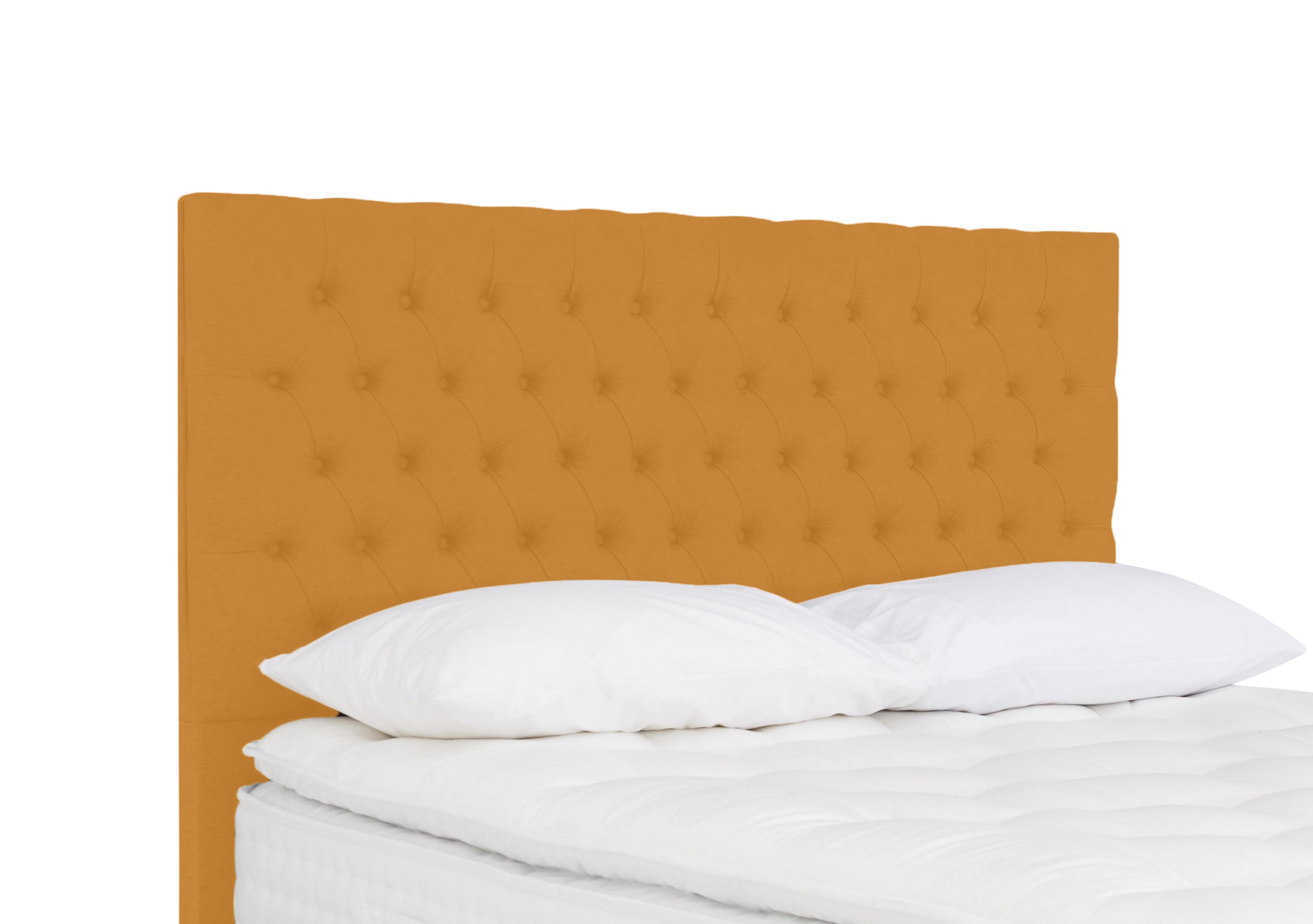 Austen Floor Standing Headboard in Plush Corn on Furniture Village