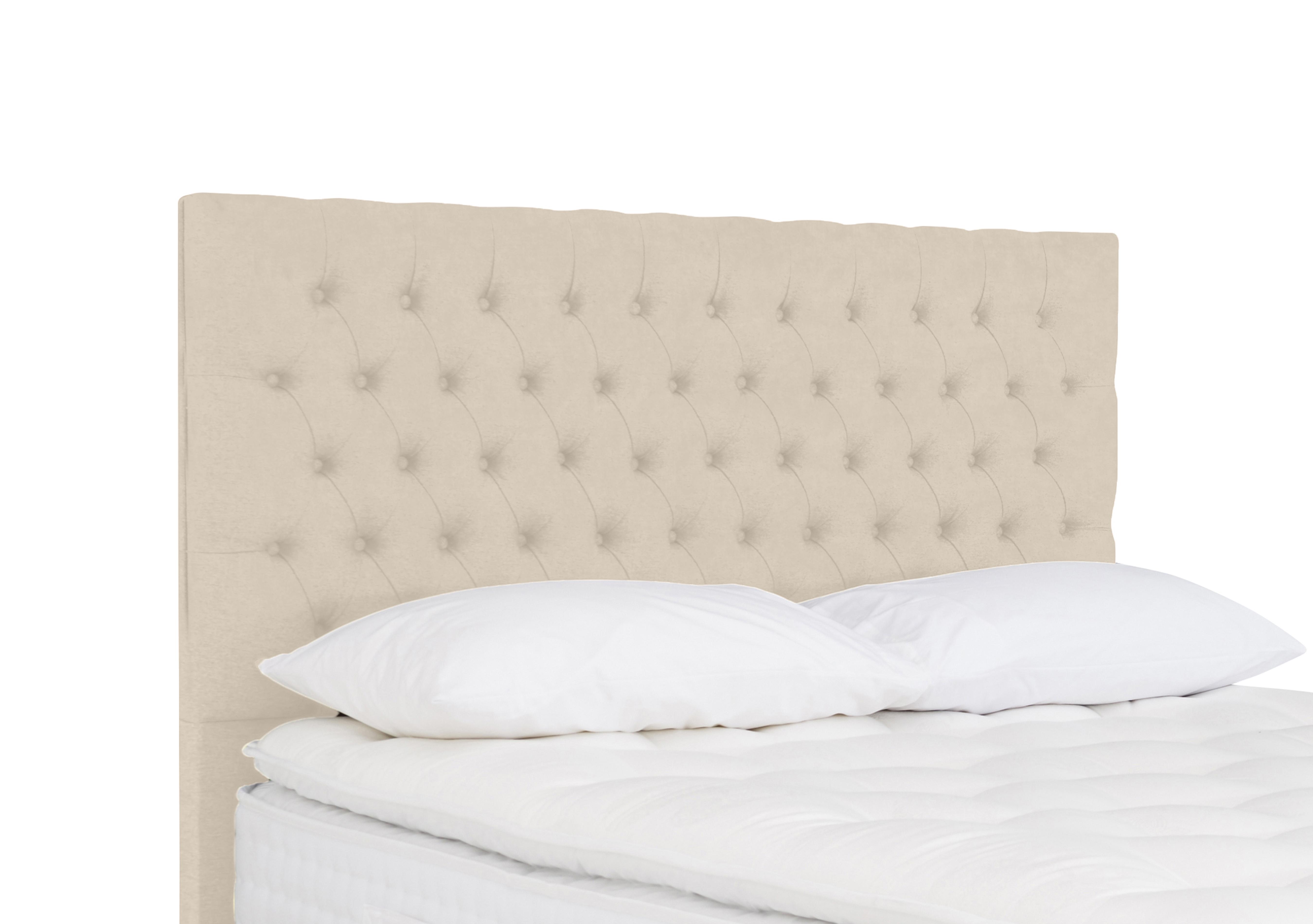 Austen Floor Standing Headboard in Plush Ecru on Furniture Village