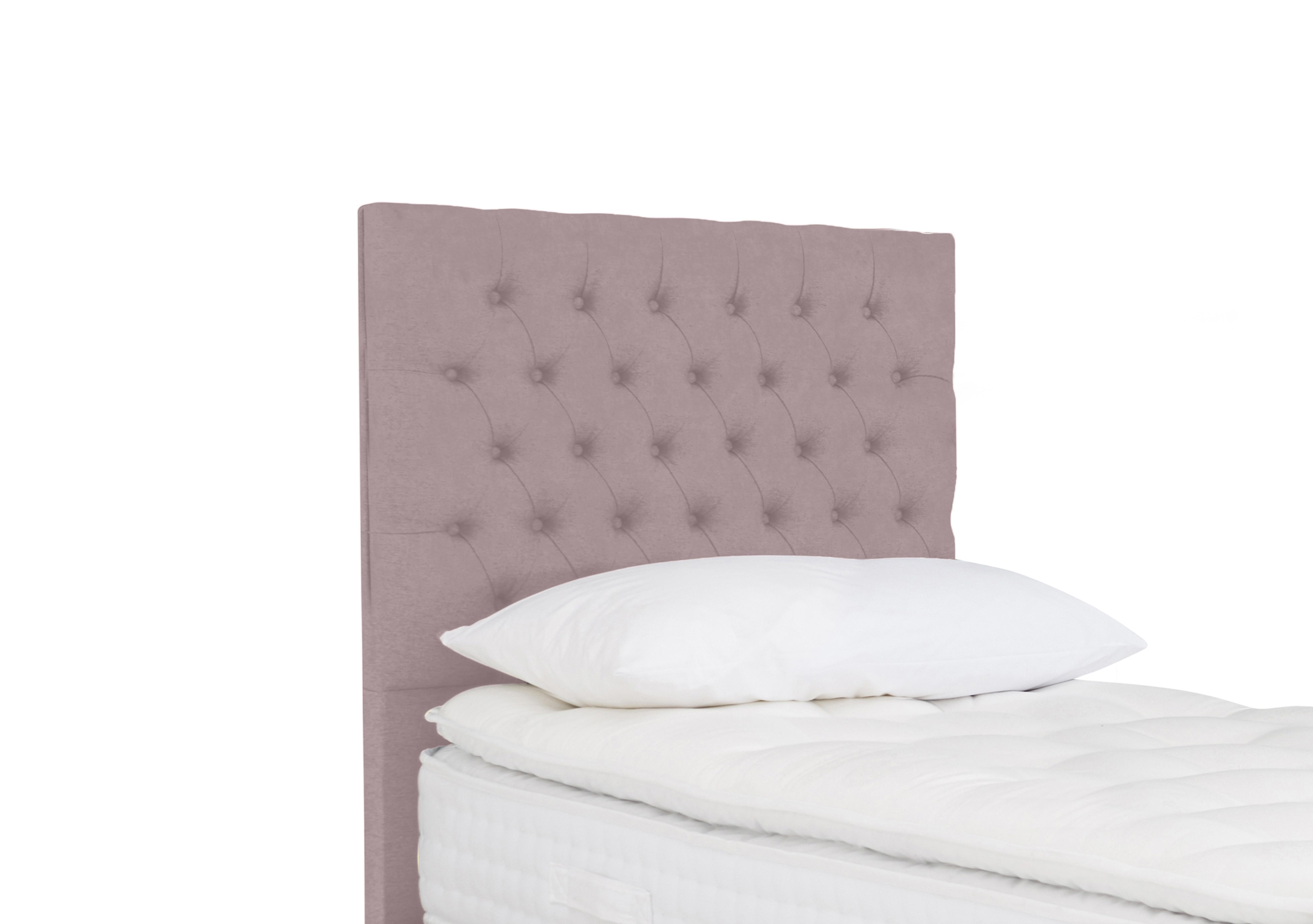 Austen Floor Standing Headboard in Plush Lilac on Furniture Village