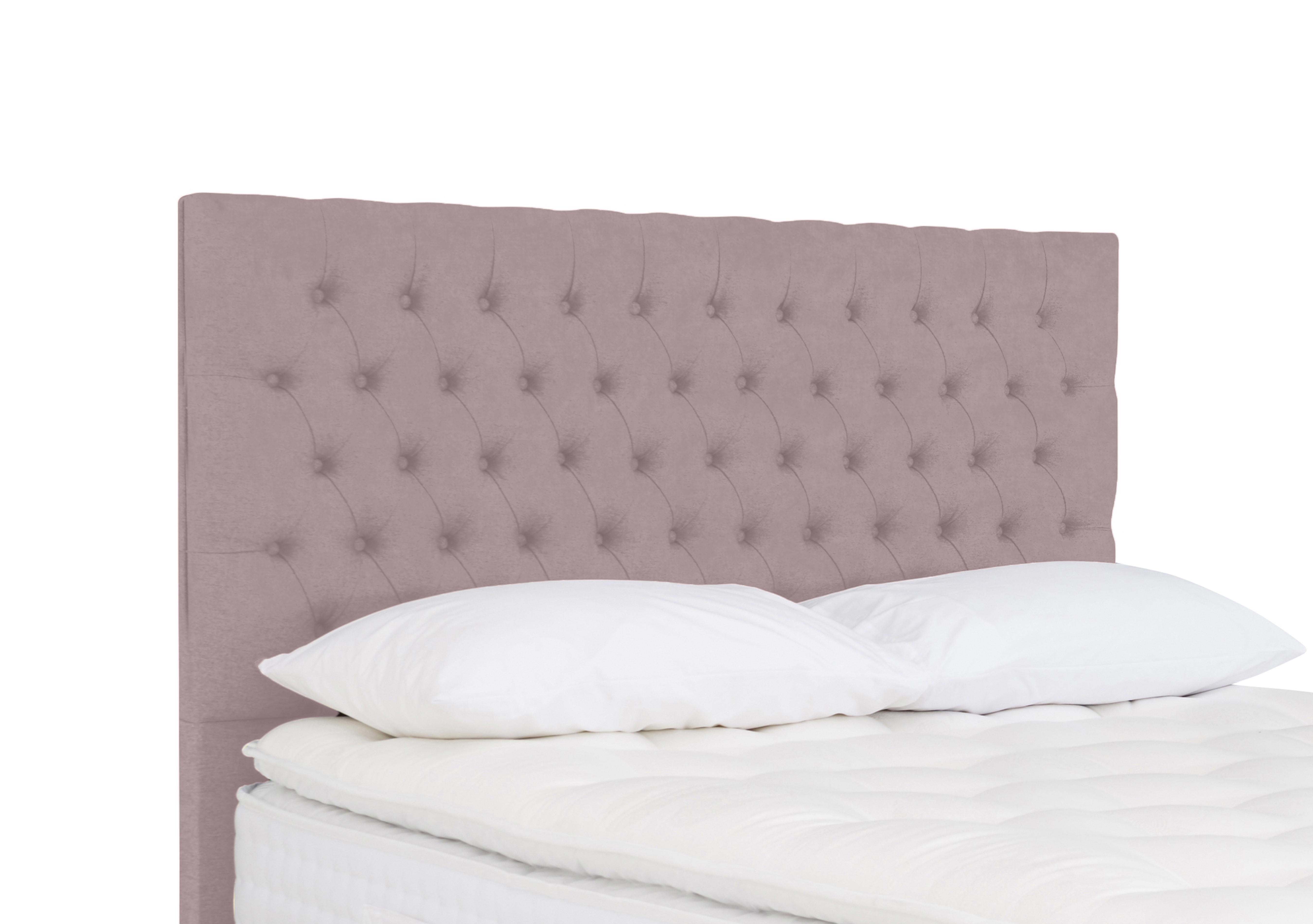 Austen Floor Standing Headboard in Plush Lilac on Furniture Village