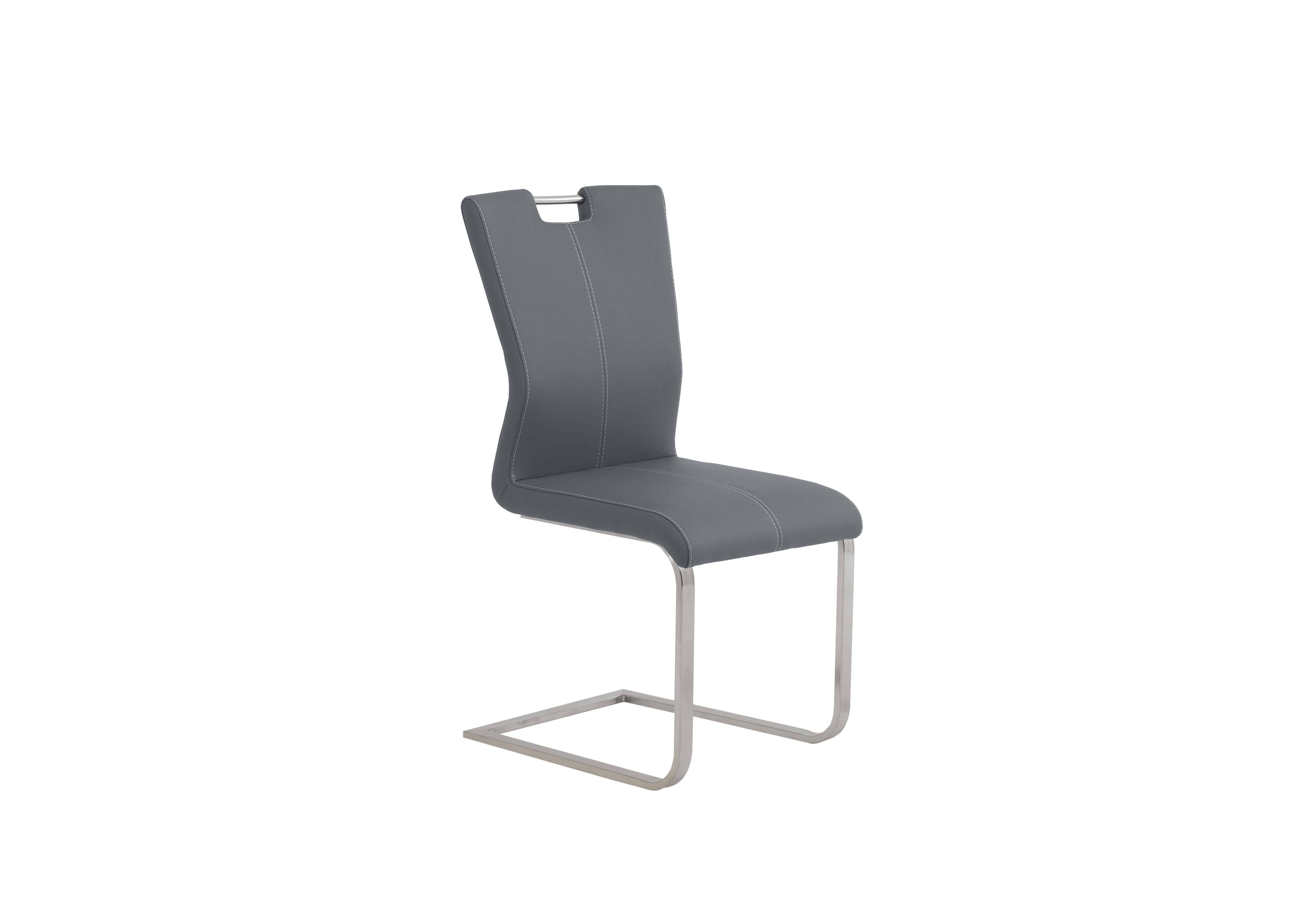 Ideas Handle Back Dining Chair with Square Edged Cantilever Base Furniture Village