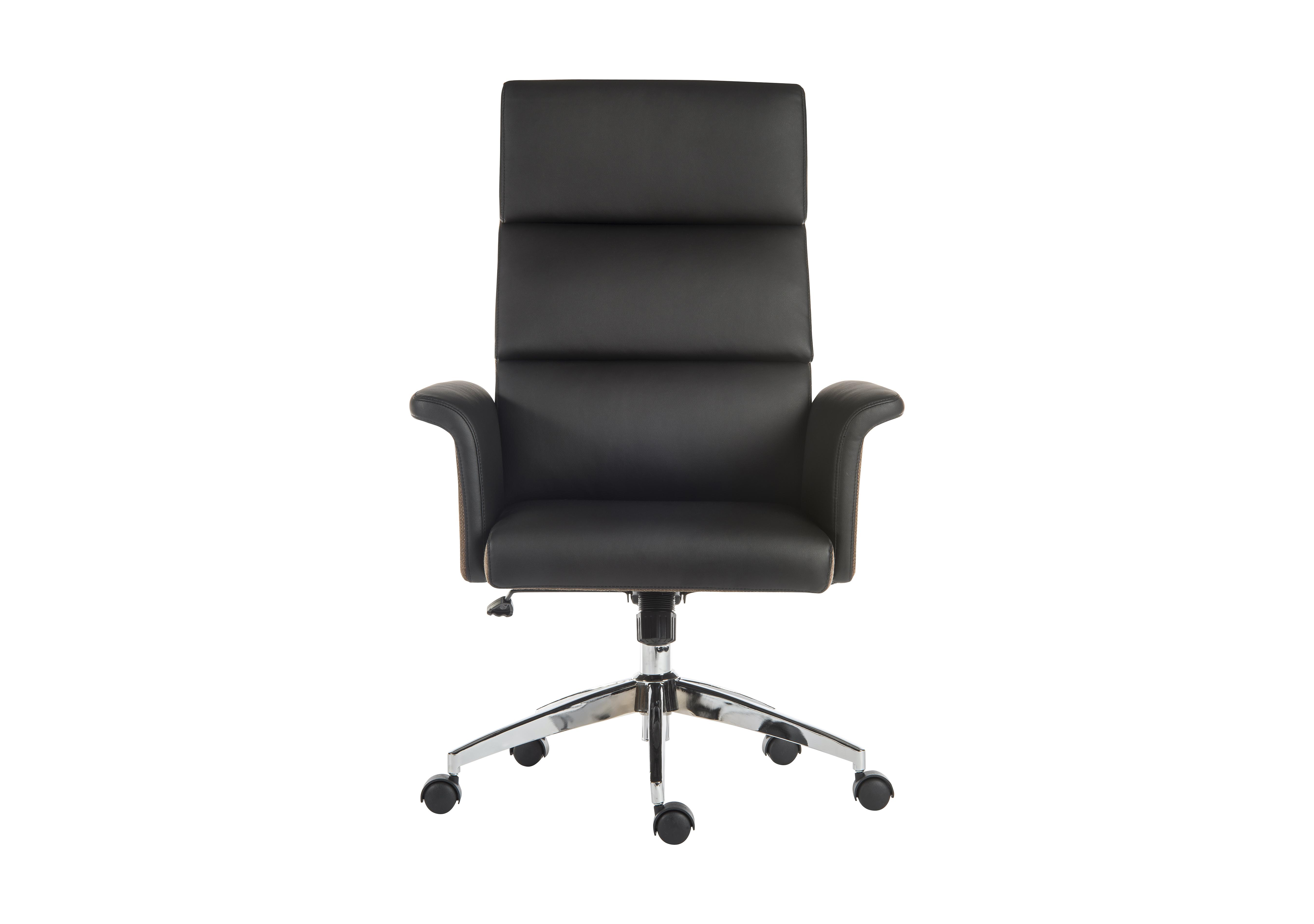 East River Elegance High-back Office Chair in Black on Furniture Village