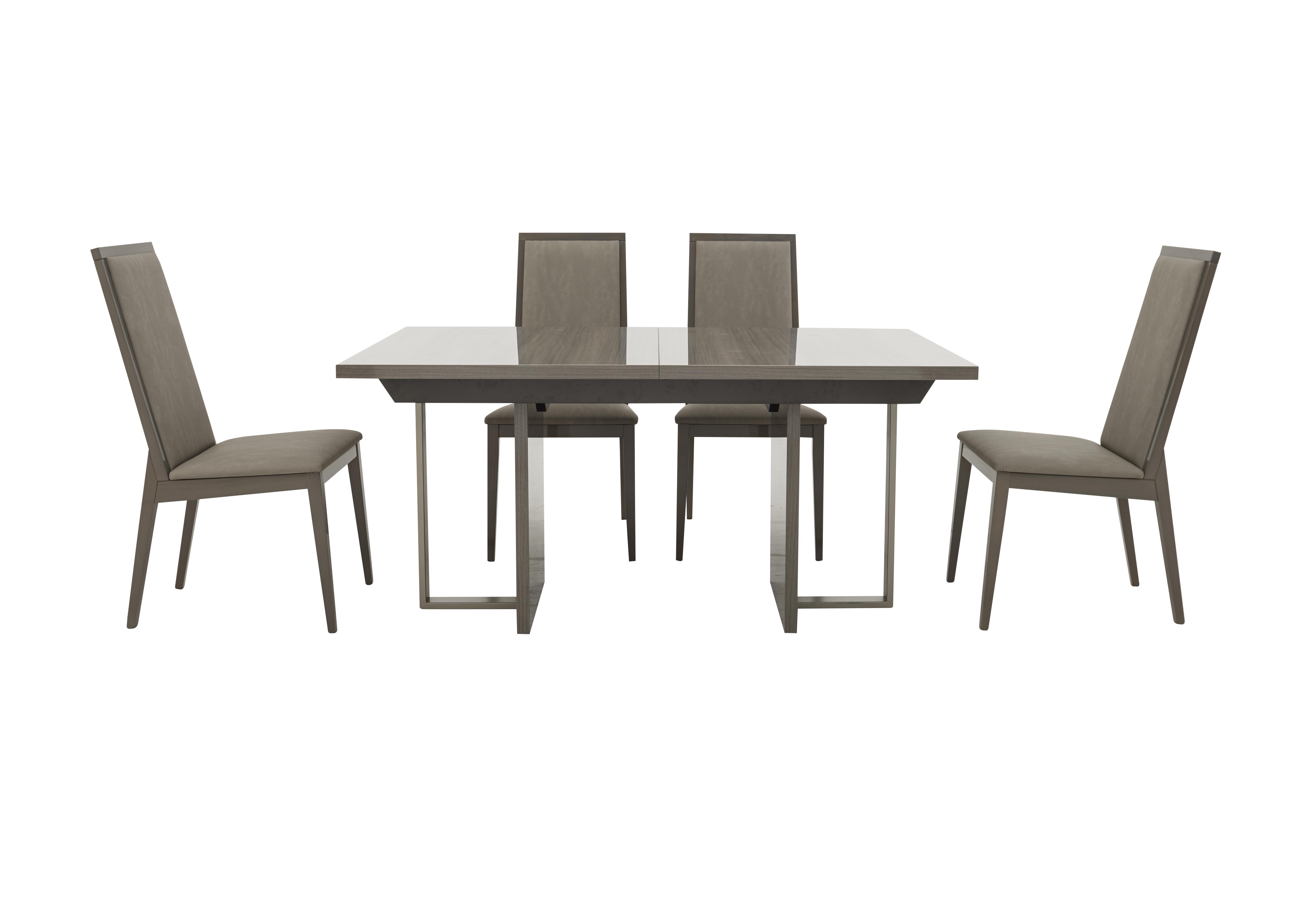 Movado Extending Dining Table and 4 Dining Chairs in  on Furniture Village