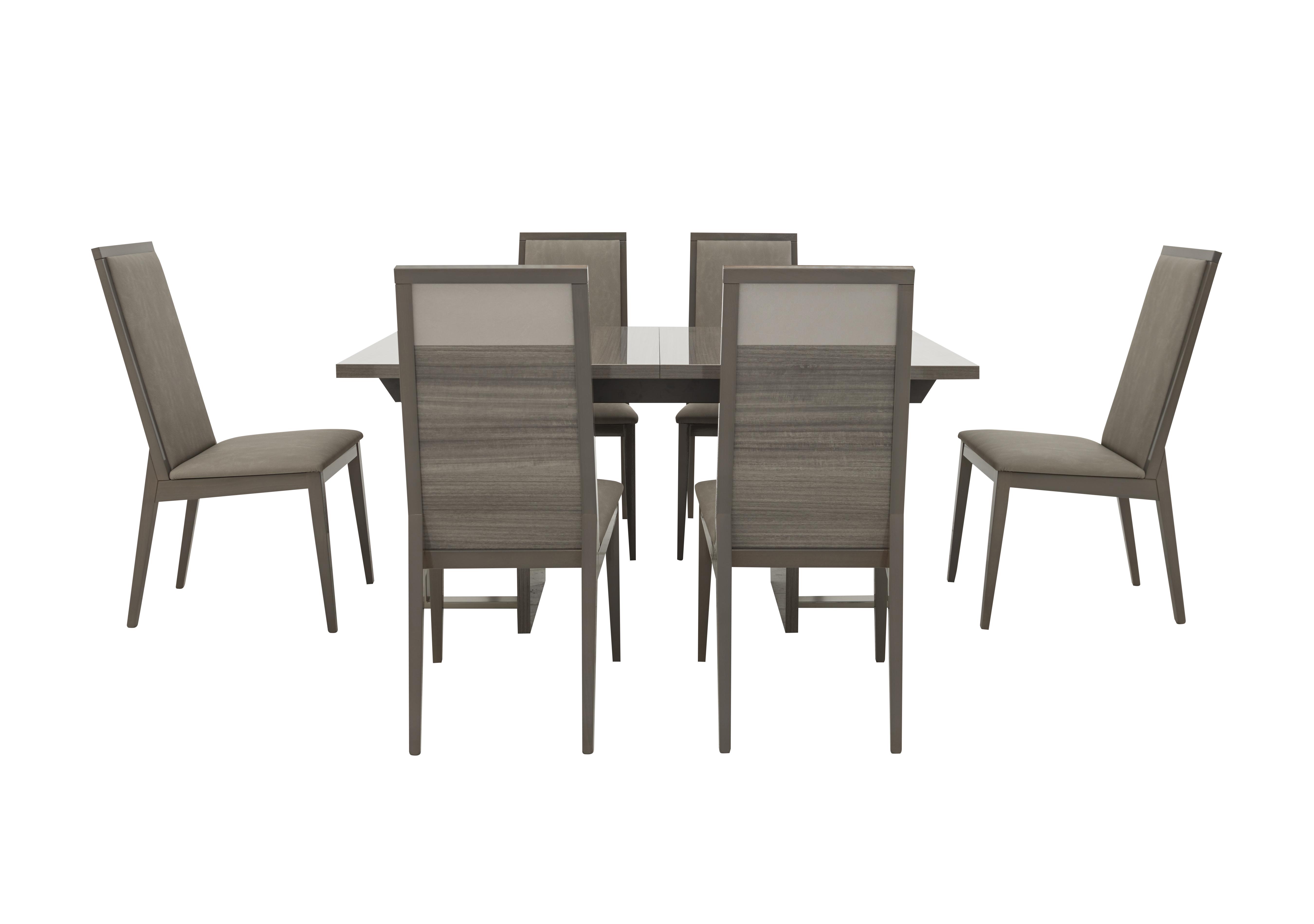 Movado Extending Dining Table and 6 Dining Chairs in  on Furniture Village