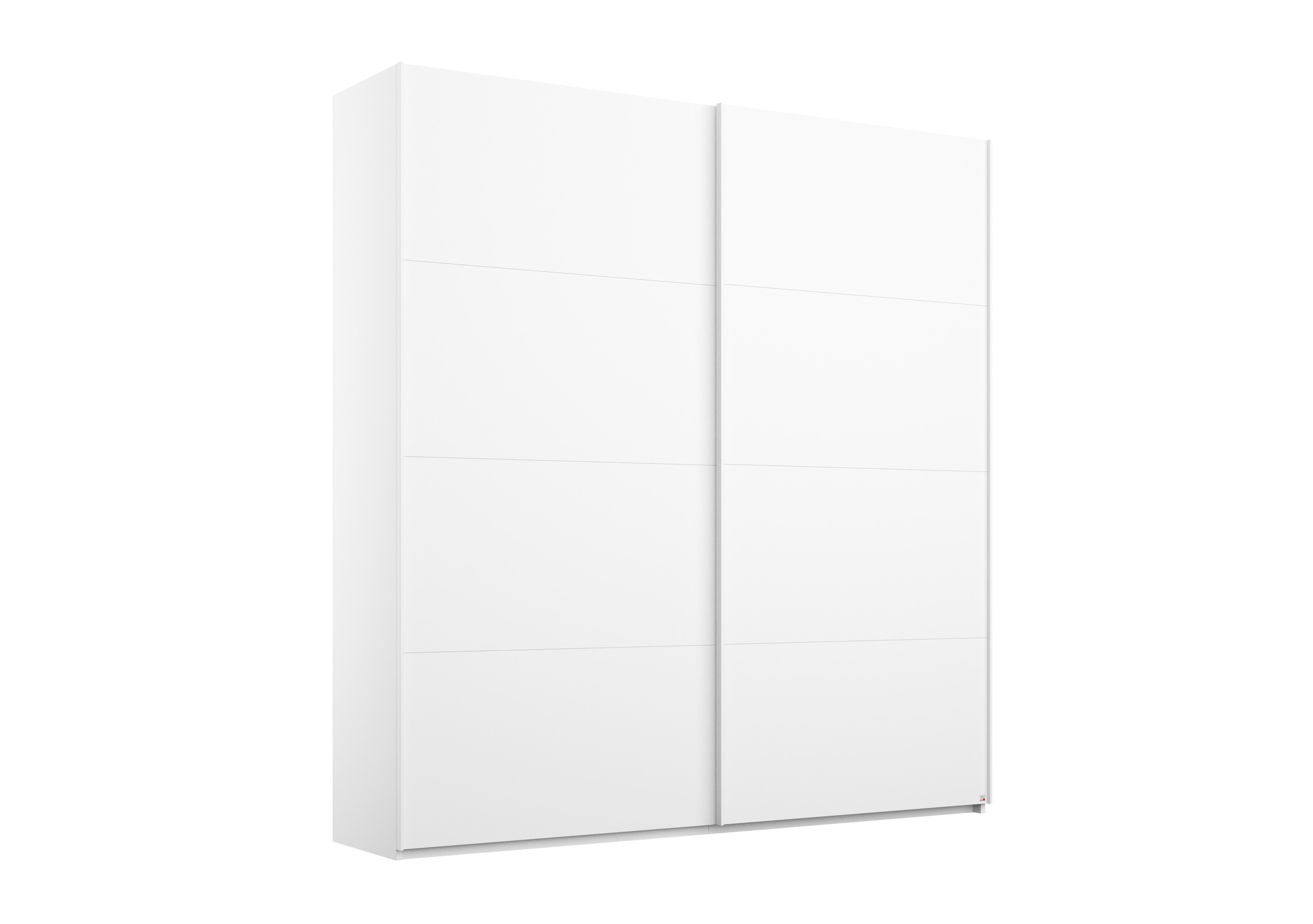 Formes Decor 2 Door Slider Wardrobe in A130b White on Furniture Village