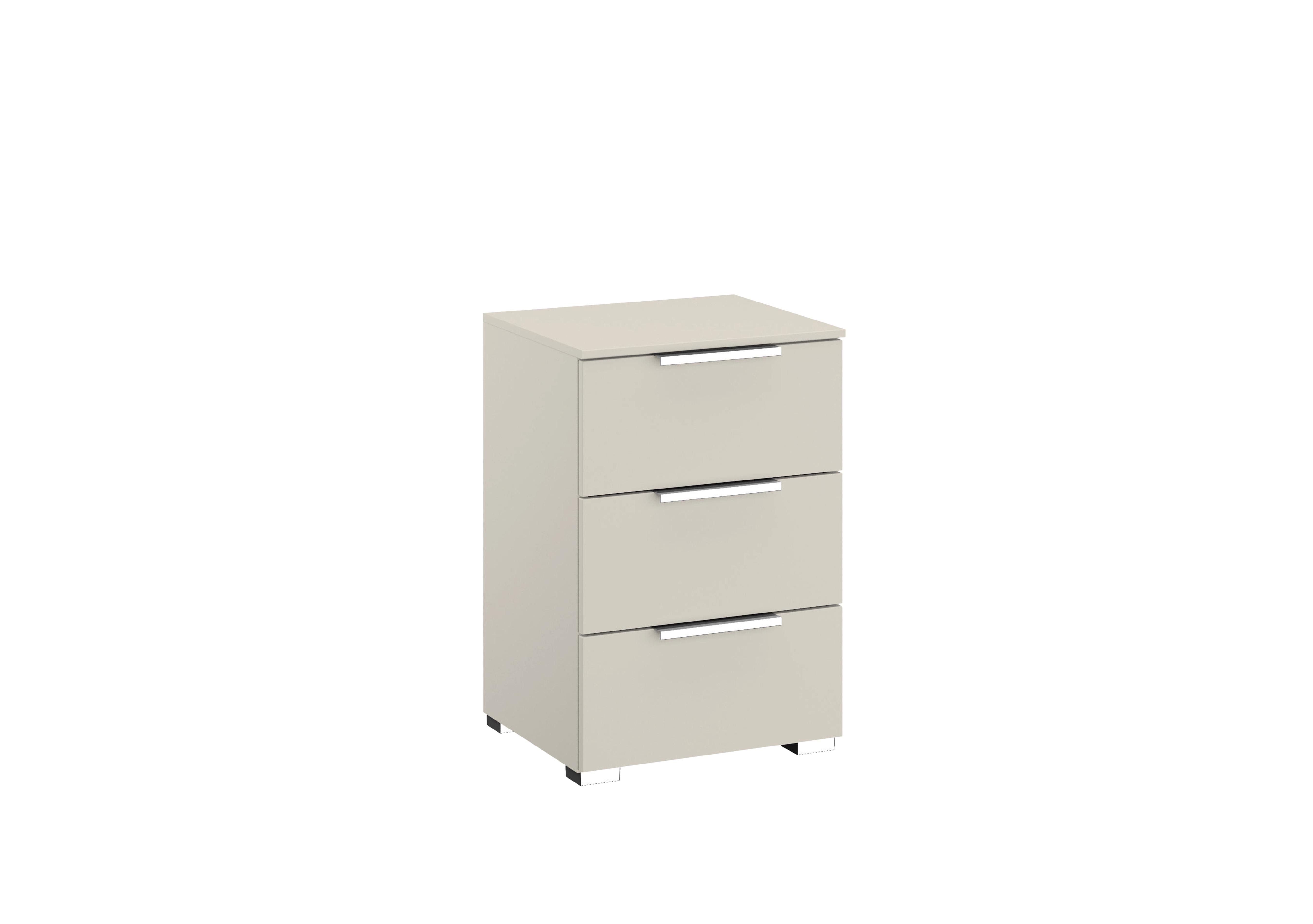 Formes Decor 3 Drawer Bedside Chest in Ag988 Champagne on Furniture Village