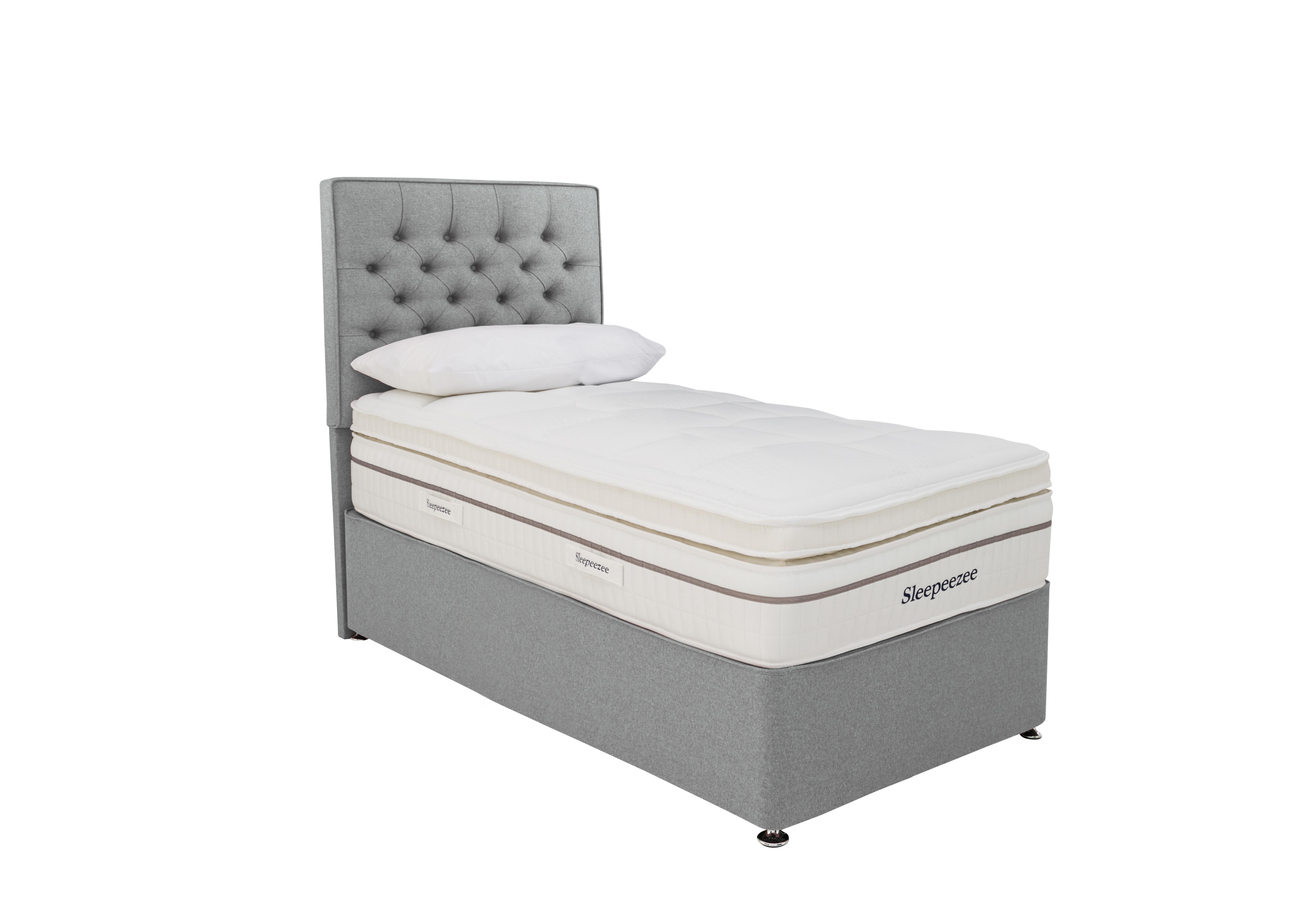 Harmony 3500 Divan Set in Tweed 803 Grey on Furniture Village