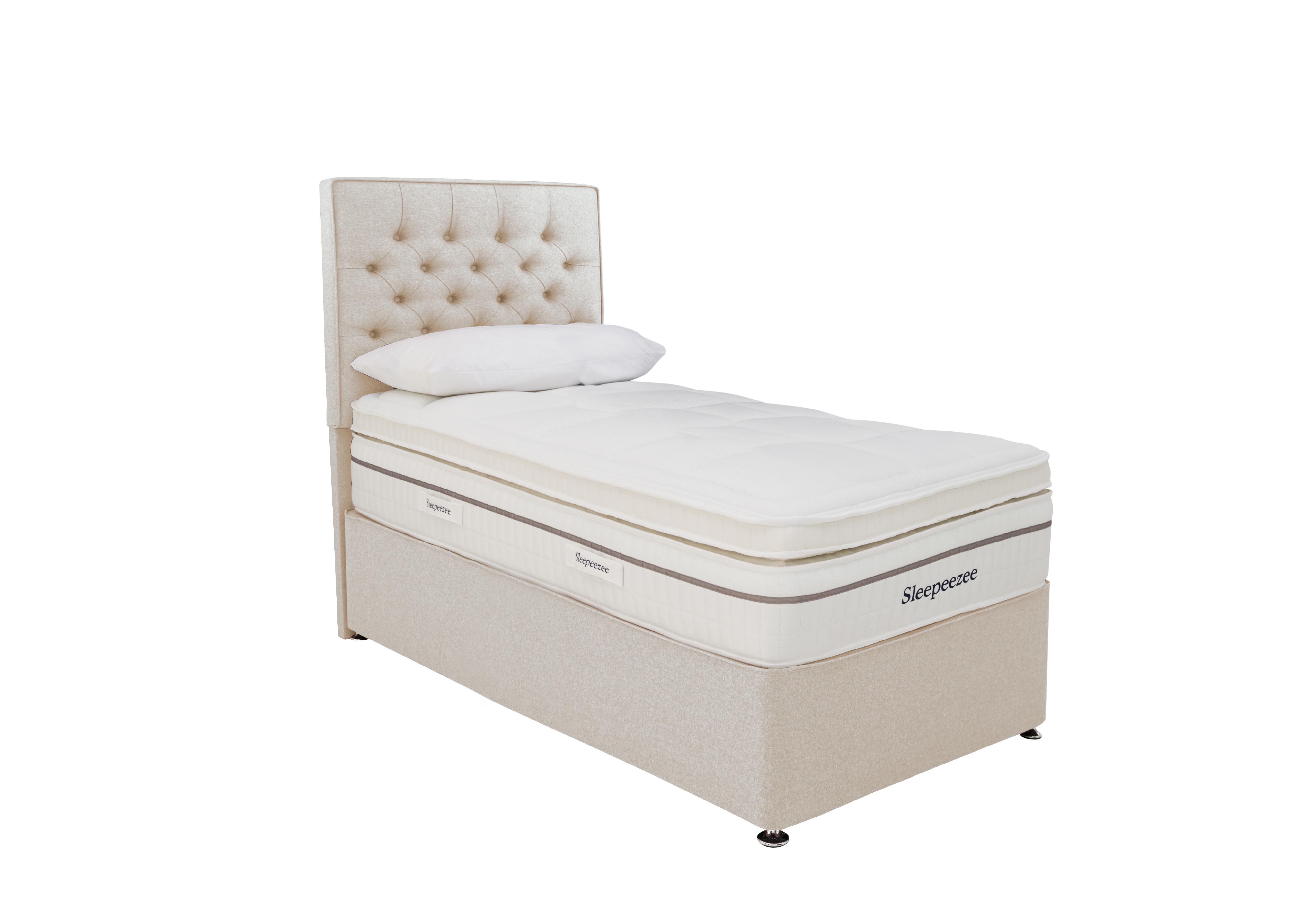 Harmony 3500 Divan Set in Tweed 900 Cream on Furniture Village