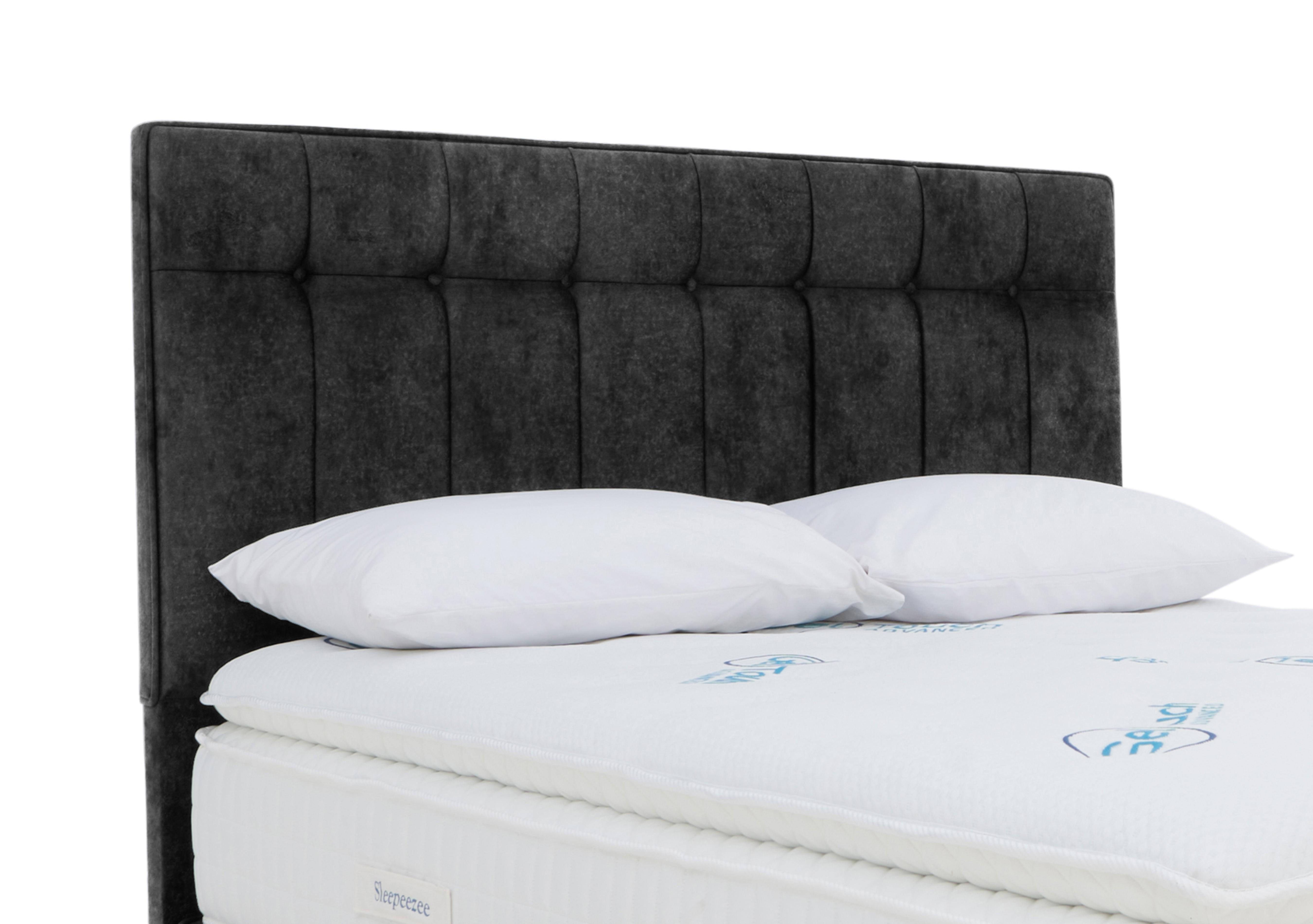 Beam Floor Standing Headboard in Daytona Coal on Furniture Village