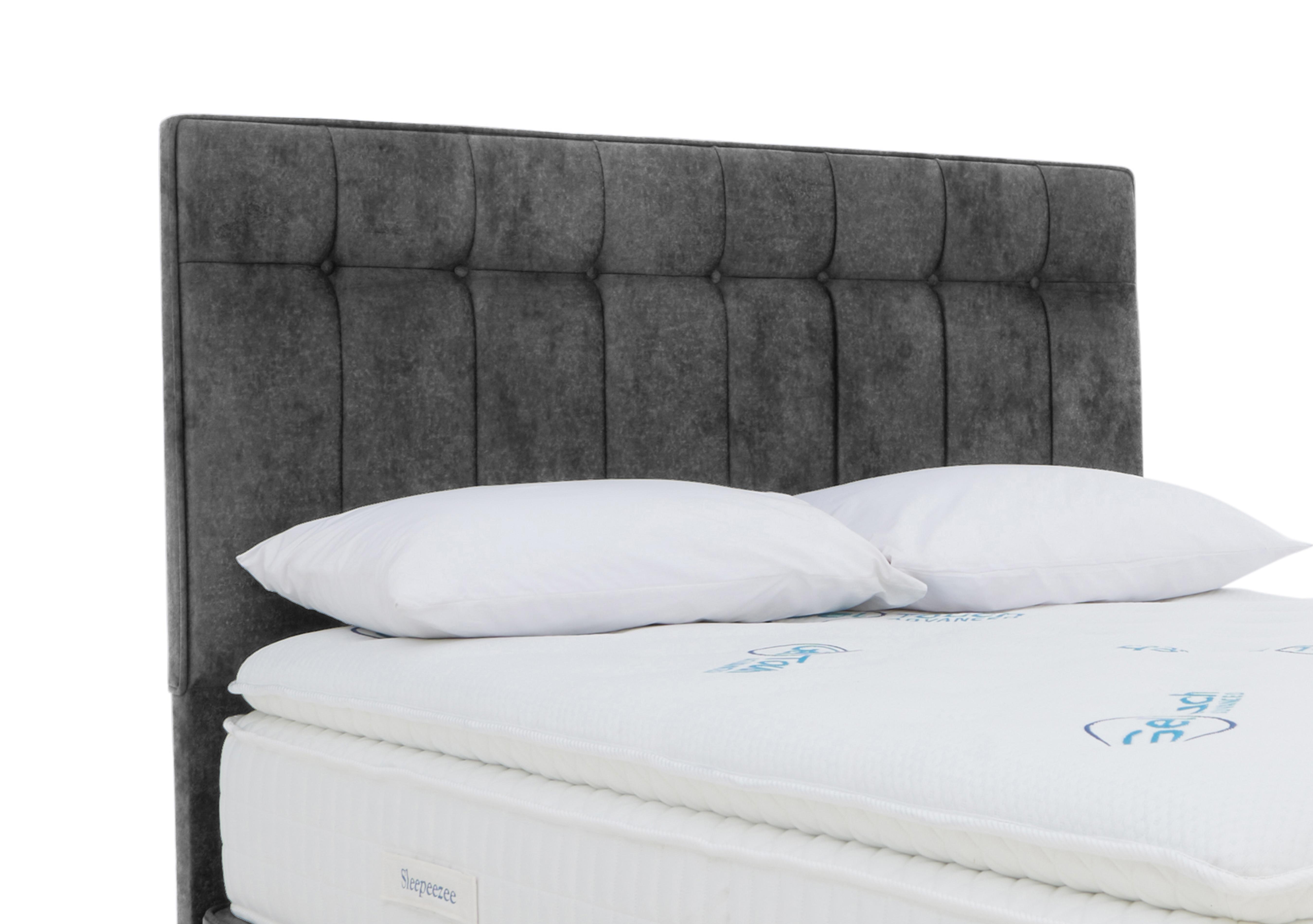 Beam Floor Standing Headboard in Daytona Grey on Furniture Village