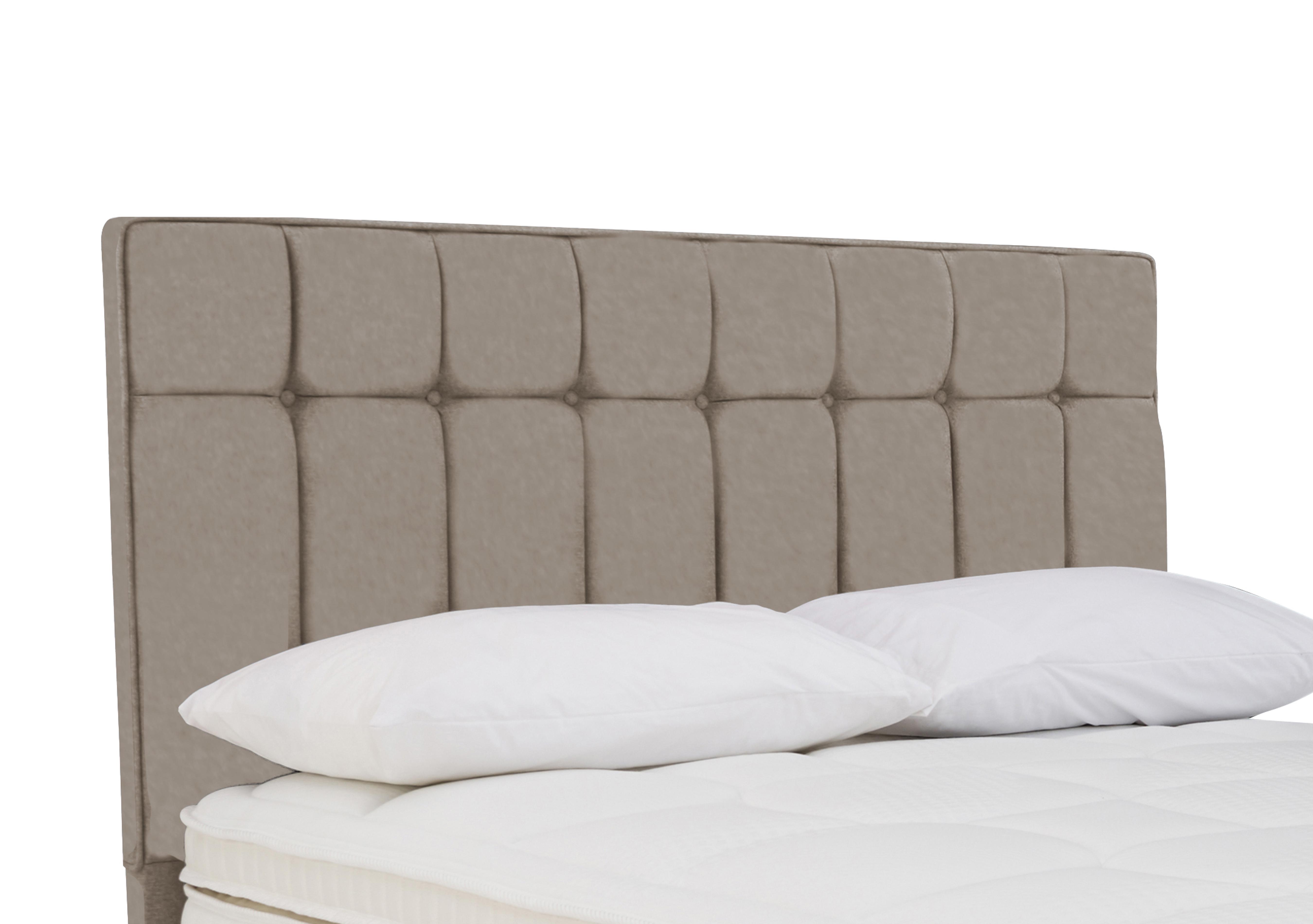 Beam Floor Standing Headboard in Joshua Latte on Furniture Village