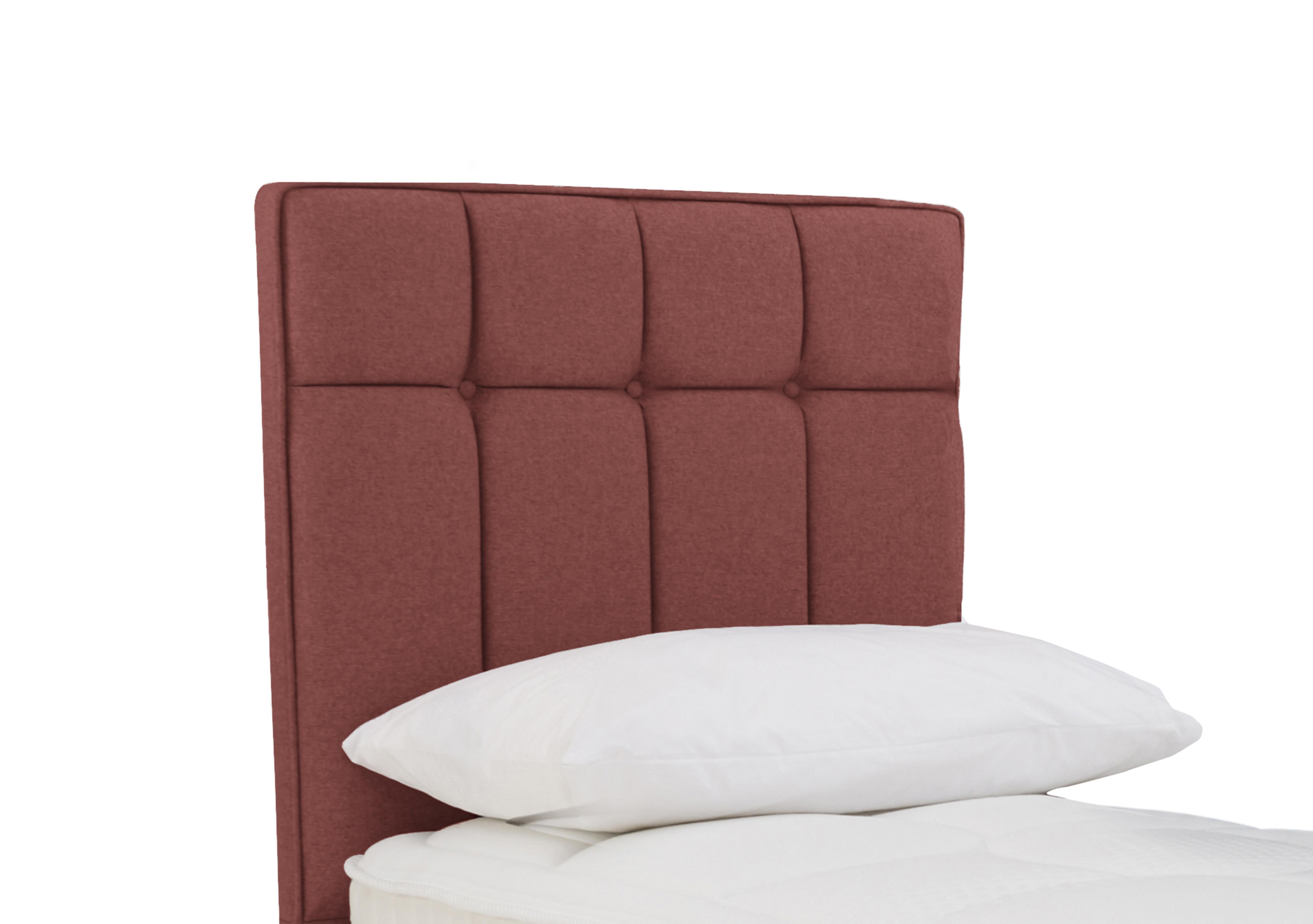 Beam Floor Standing Headboard in Tweed 201 Rose on Furniture Village