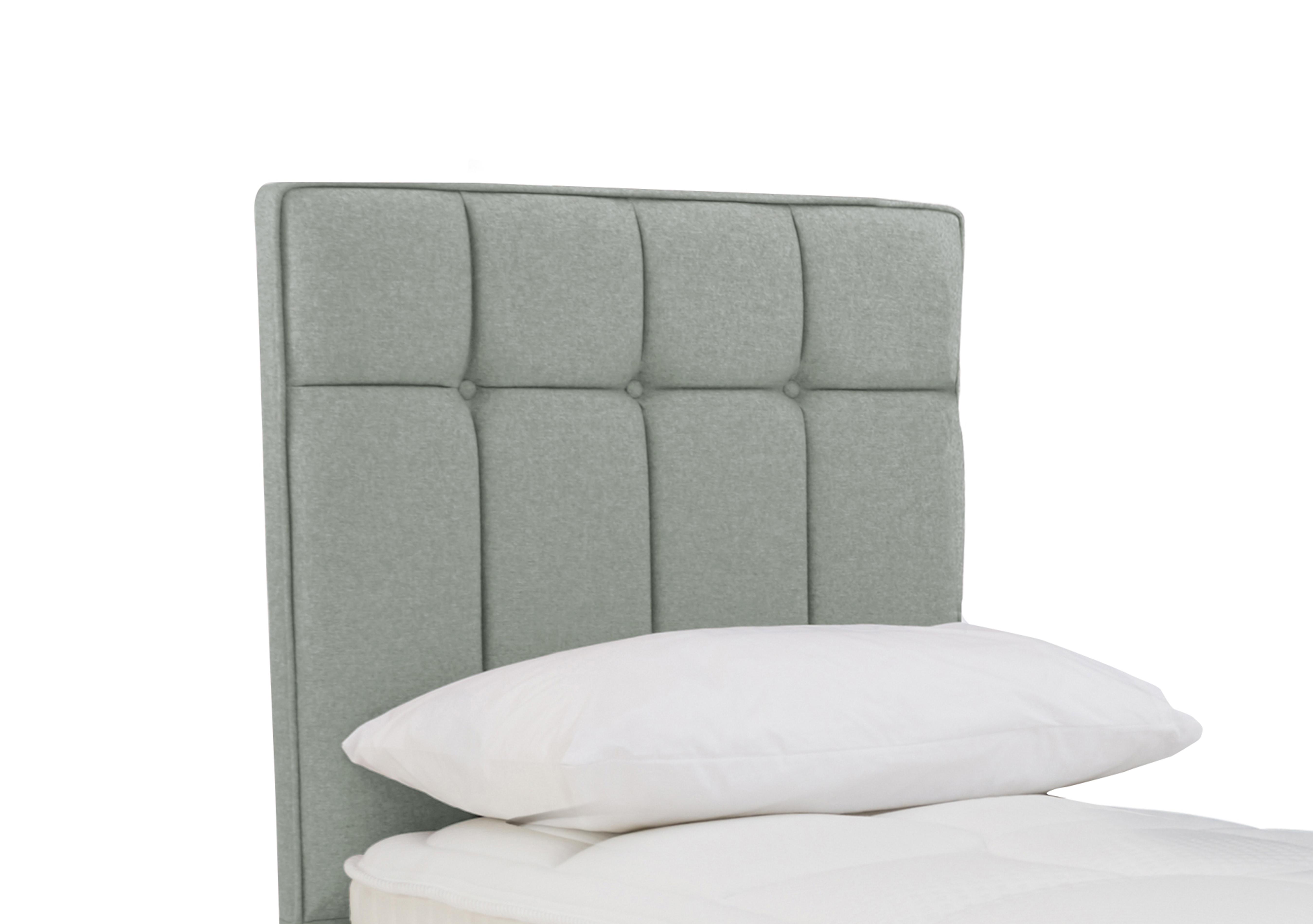 Beam Floor Standing Headboard in Tweed 600 Mint on Furniture Village