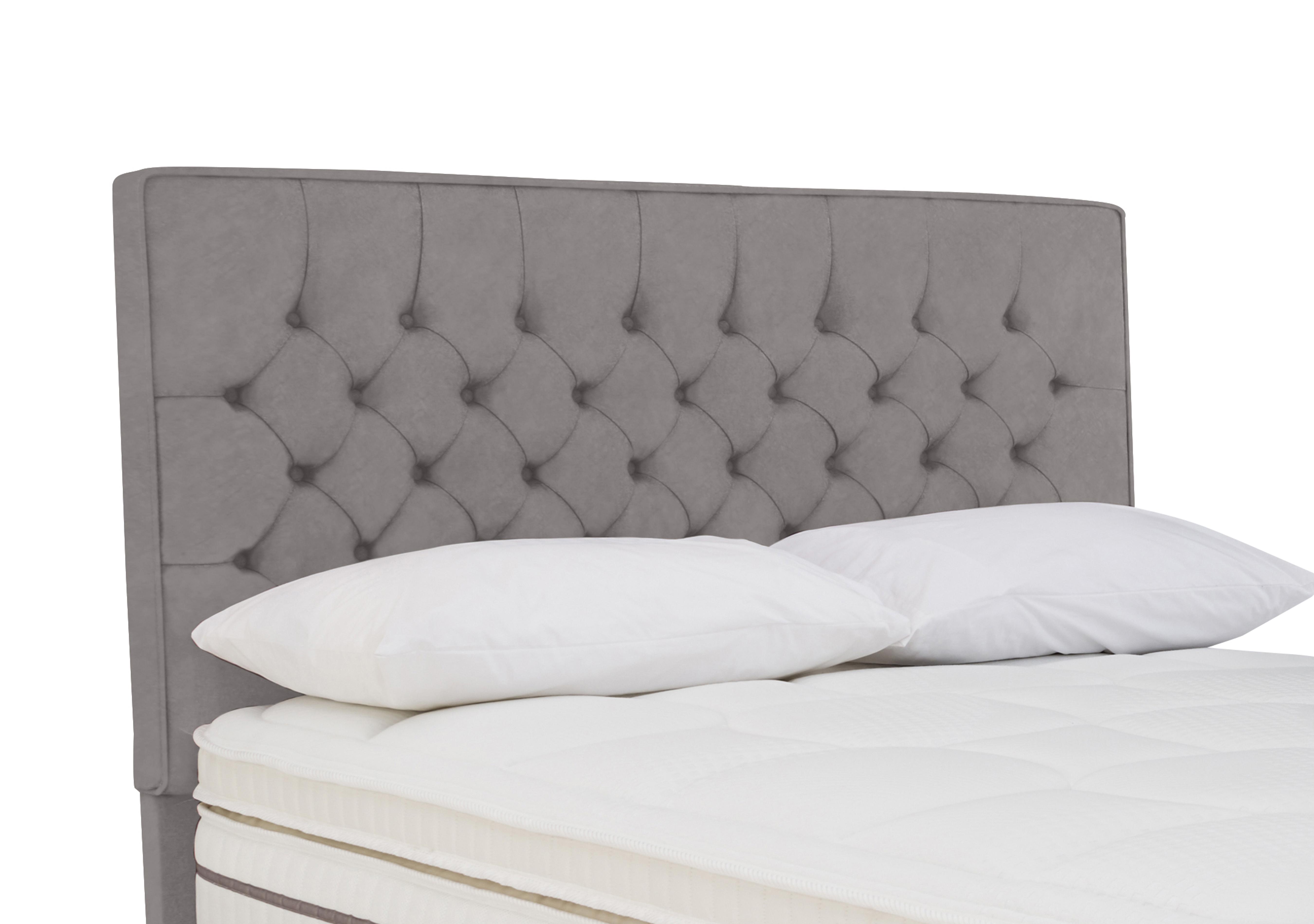 Bourbon Floor Standing Headboard in Dapple Silver on Furniture Village
