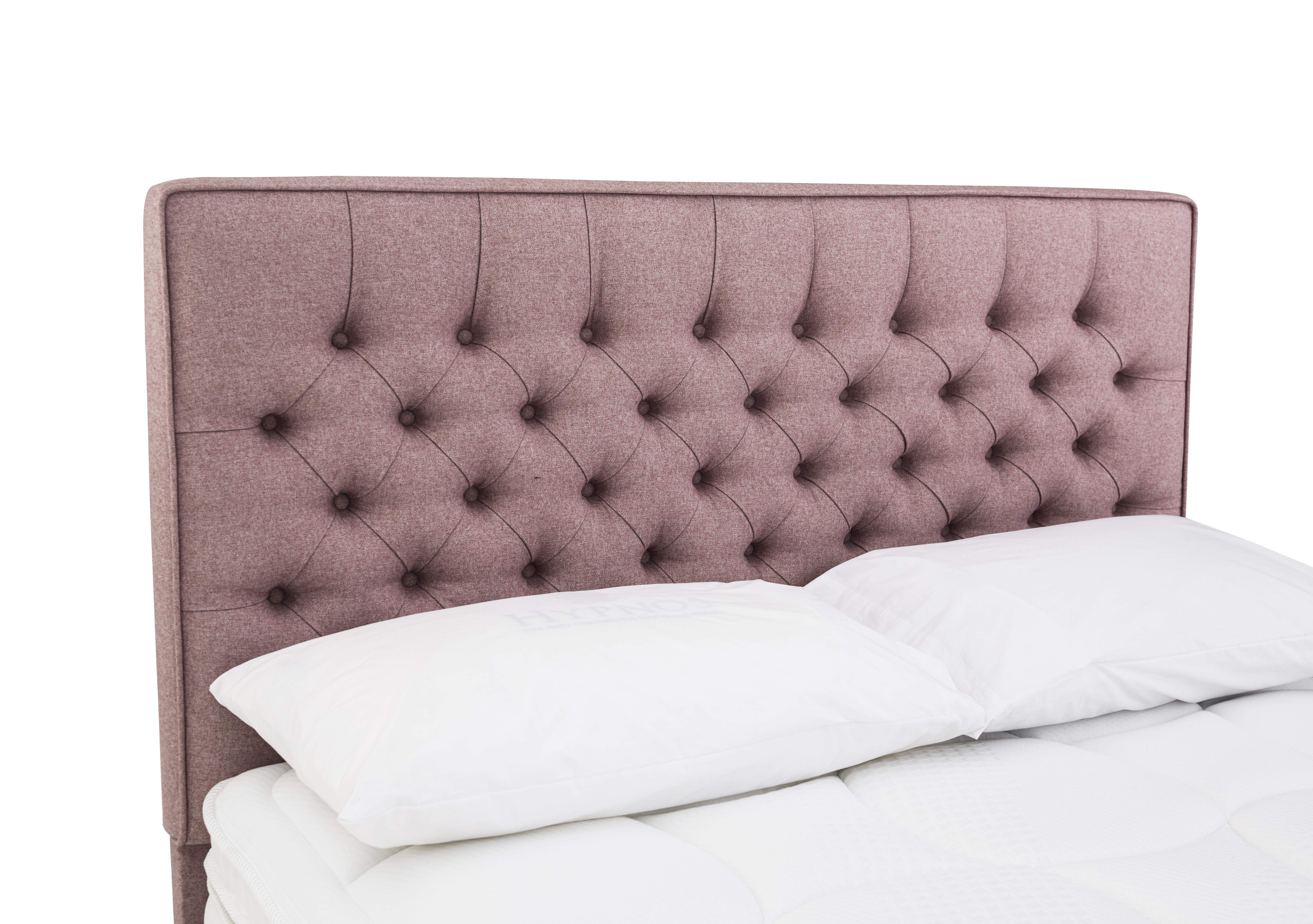 Bourbon Floor Standing Headboard in Tweed 701 Lilac on Furniture Village