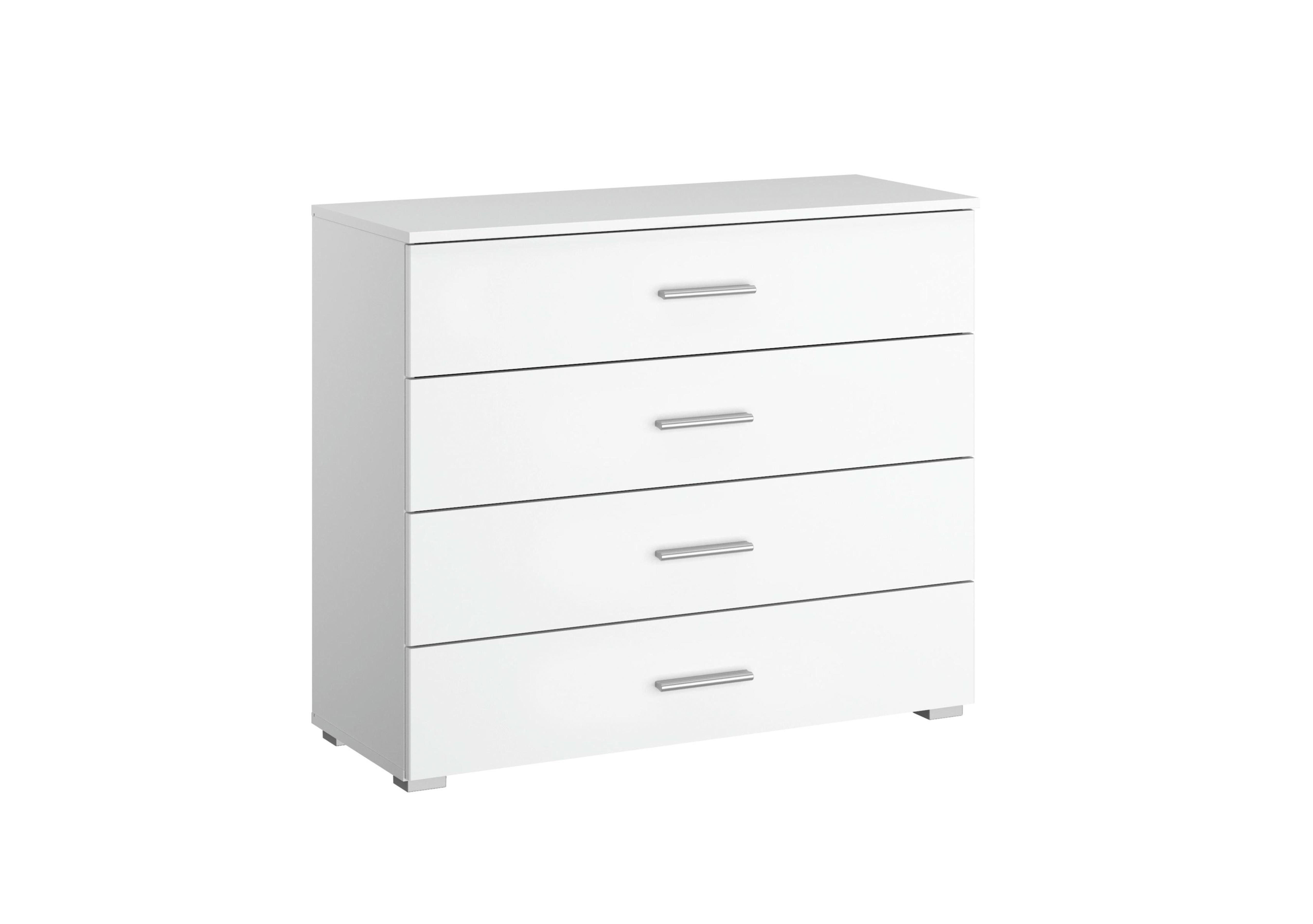 Solo 4 Drawer Wide Chest in Ar949 Alpine White on Furniture Village