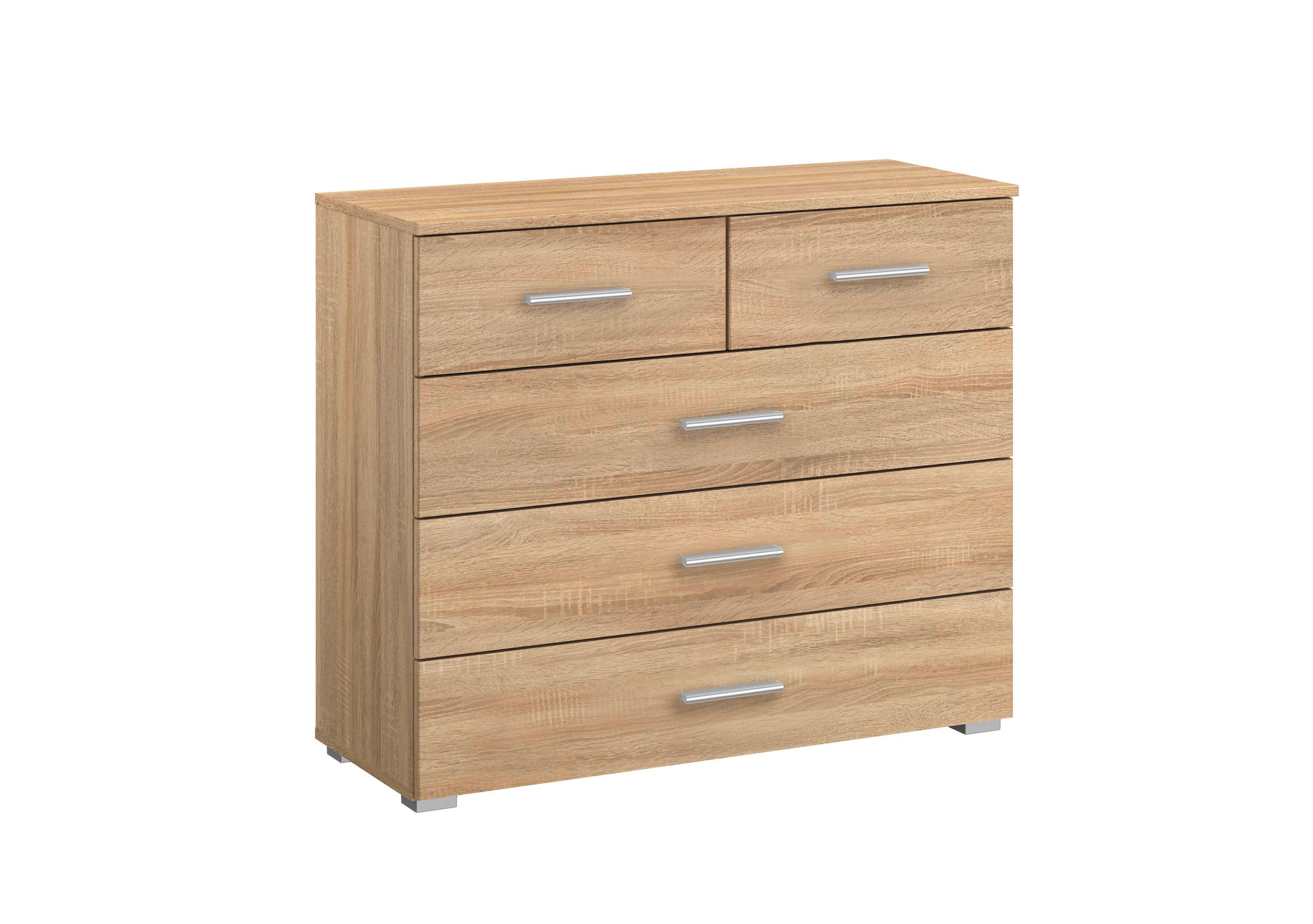 Solo 3+2 Chest of Drawers in Ak629 Sonoma Oak on Furniture Village