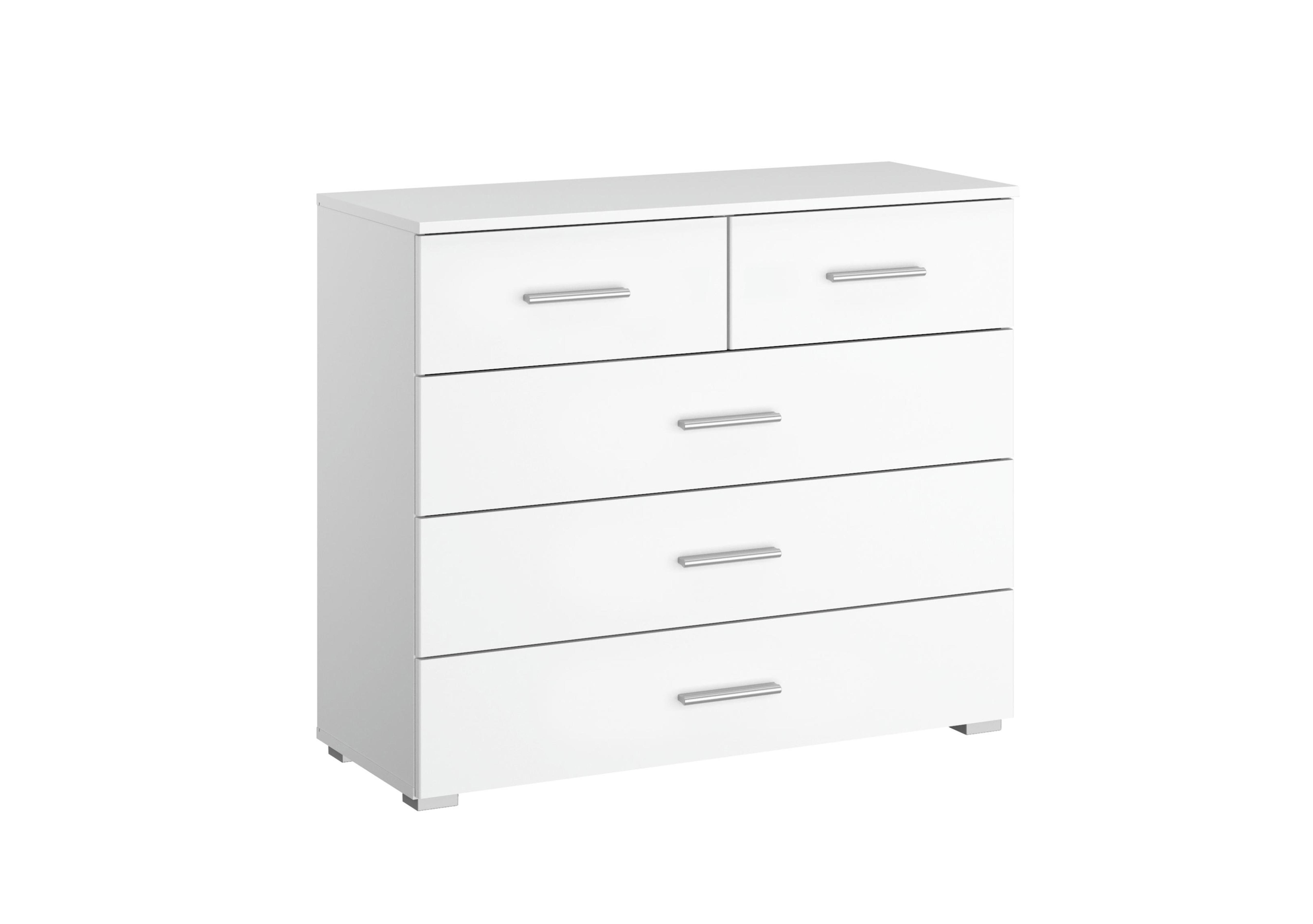 Solo 3+2 Chest of Drawers in Ar949 Alpine White on Furniture Village