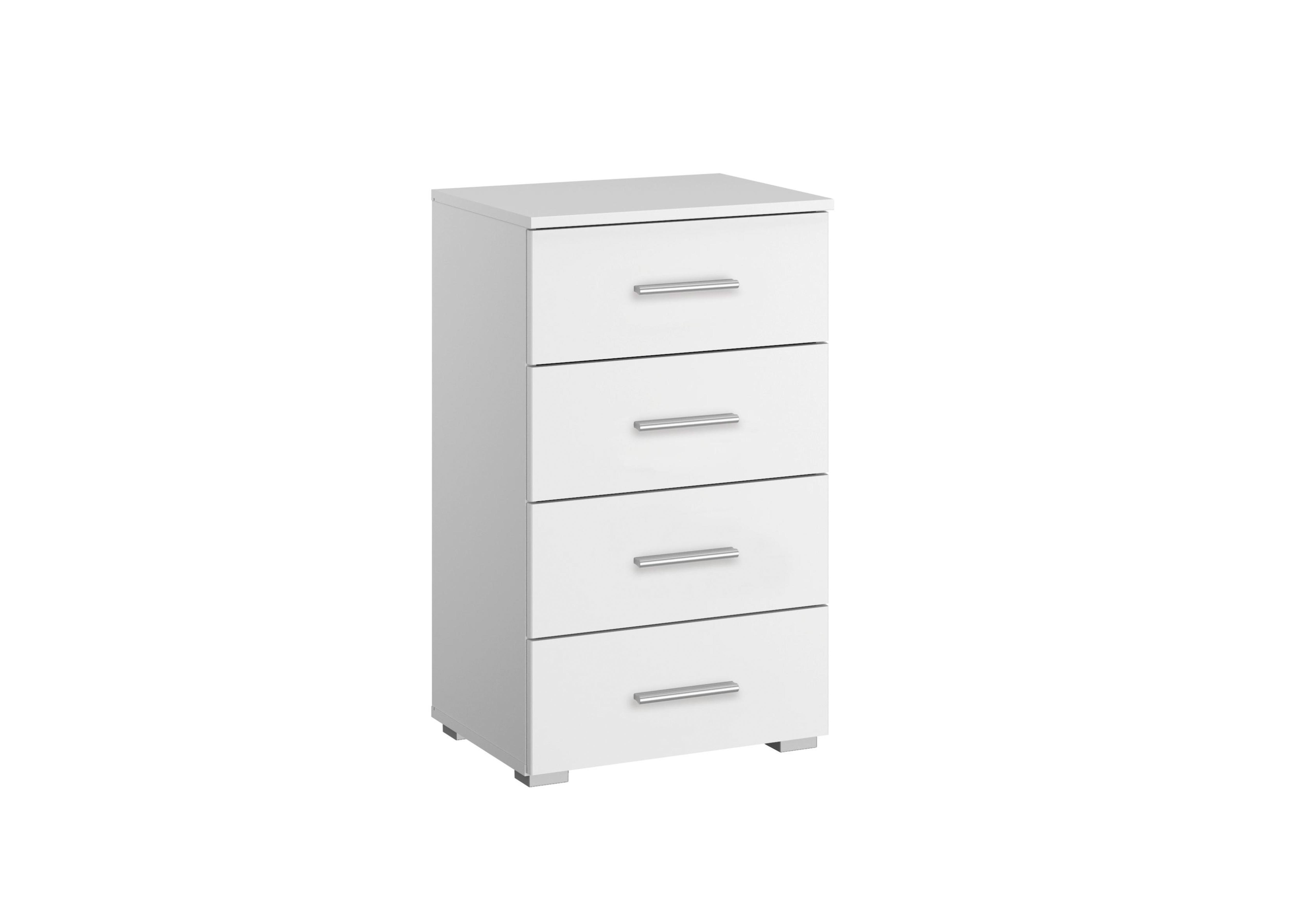 Solo 4 Drawer Narrow Chest in Ar949 Alpine White on Furniture Village