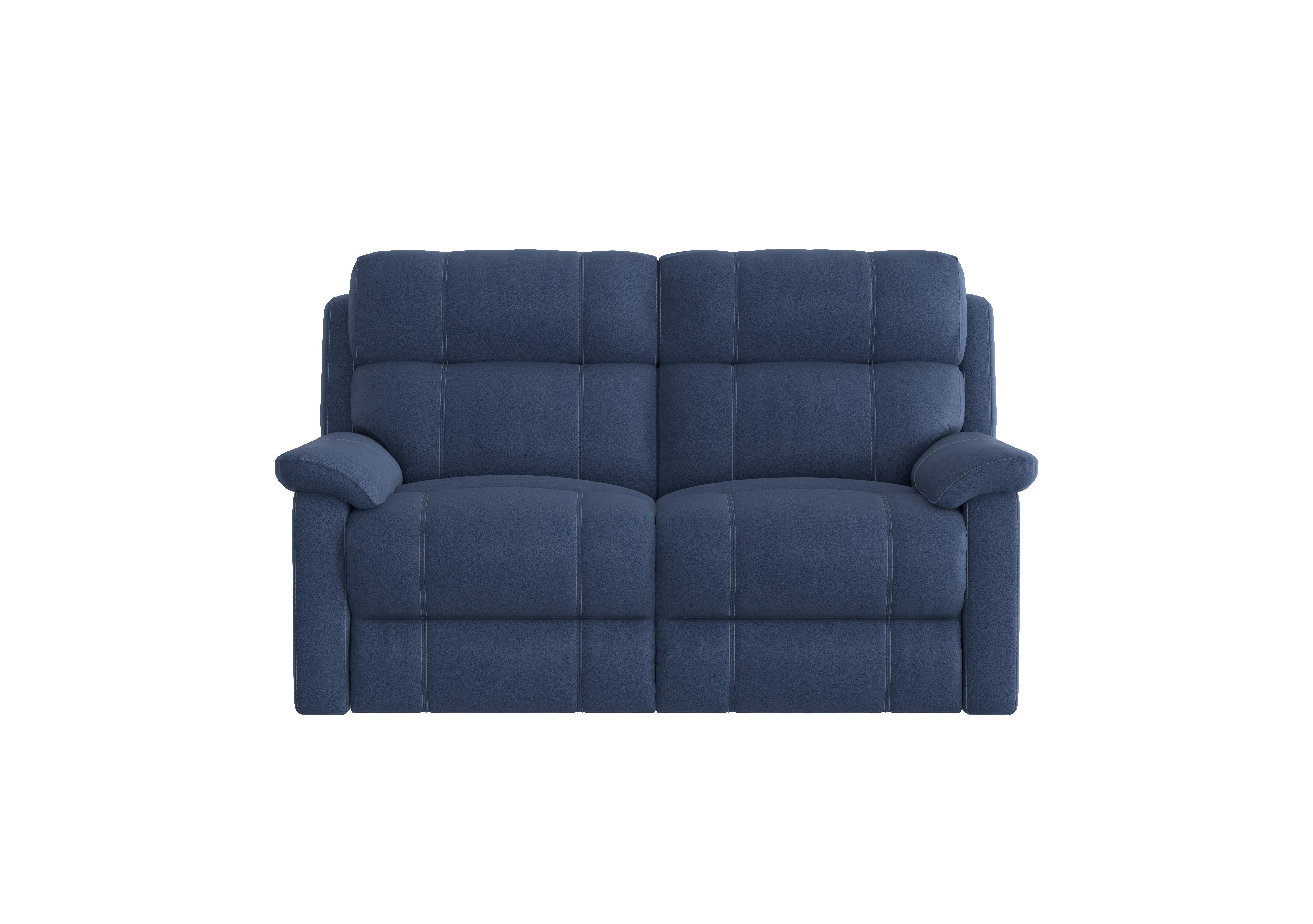 Relax Station Komodo 2 Seater Fabric Recliner Sofa in Bfa-Blj-R10 Blue on Furniture Village