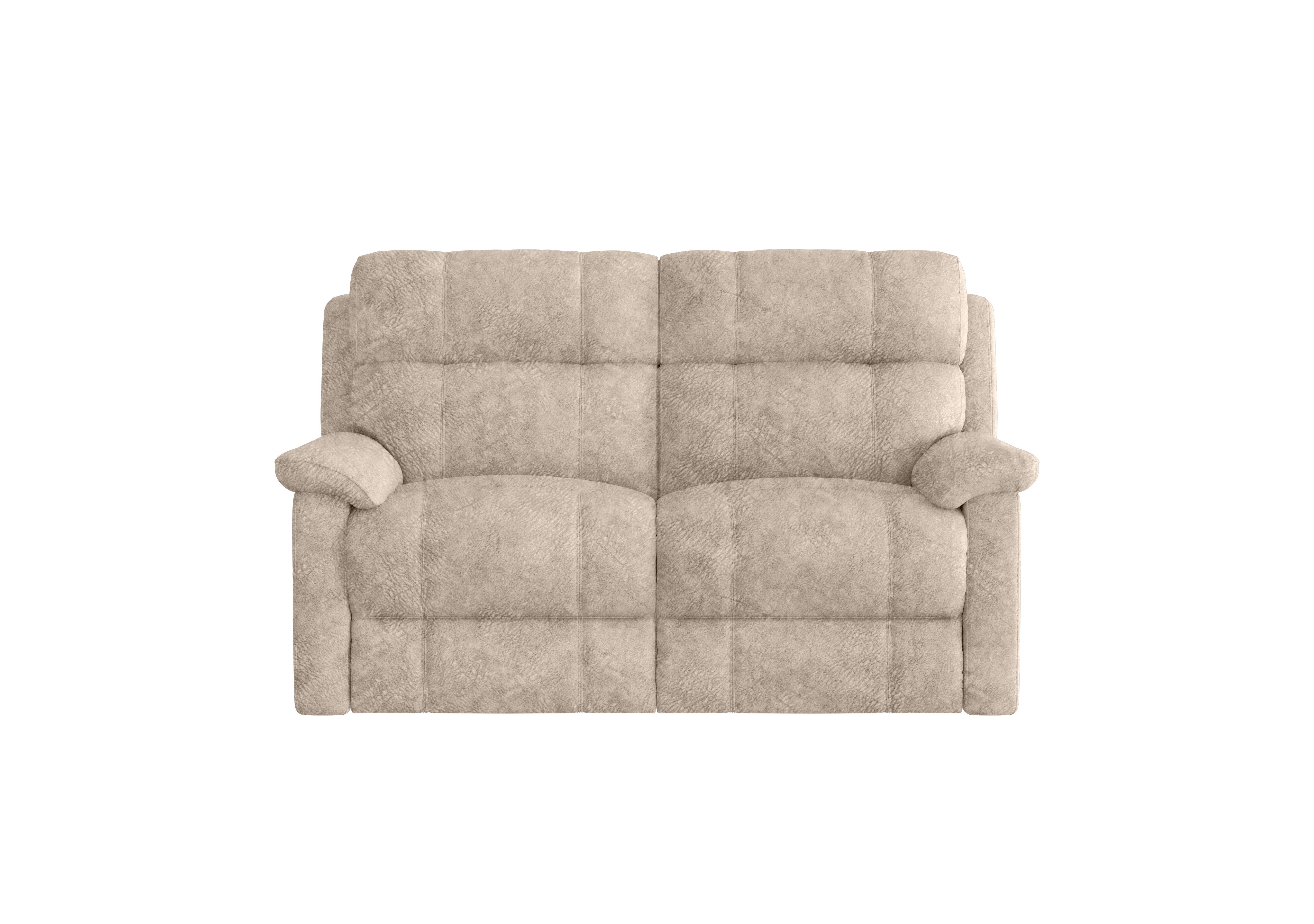 Relax Station Komodo 2 Seater Fabric Recliner Sofa in Bfa-Bnn-R26 Fv2 Cream on Furniture Village