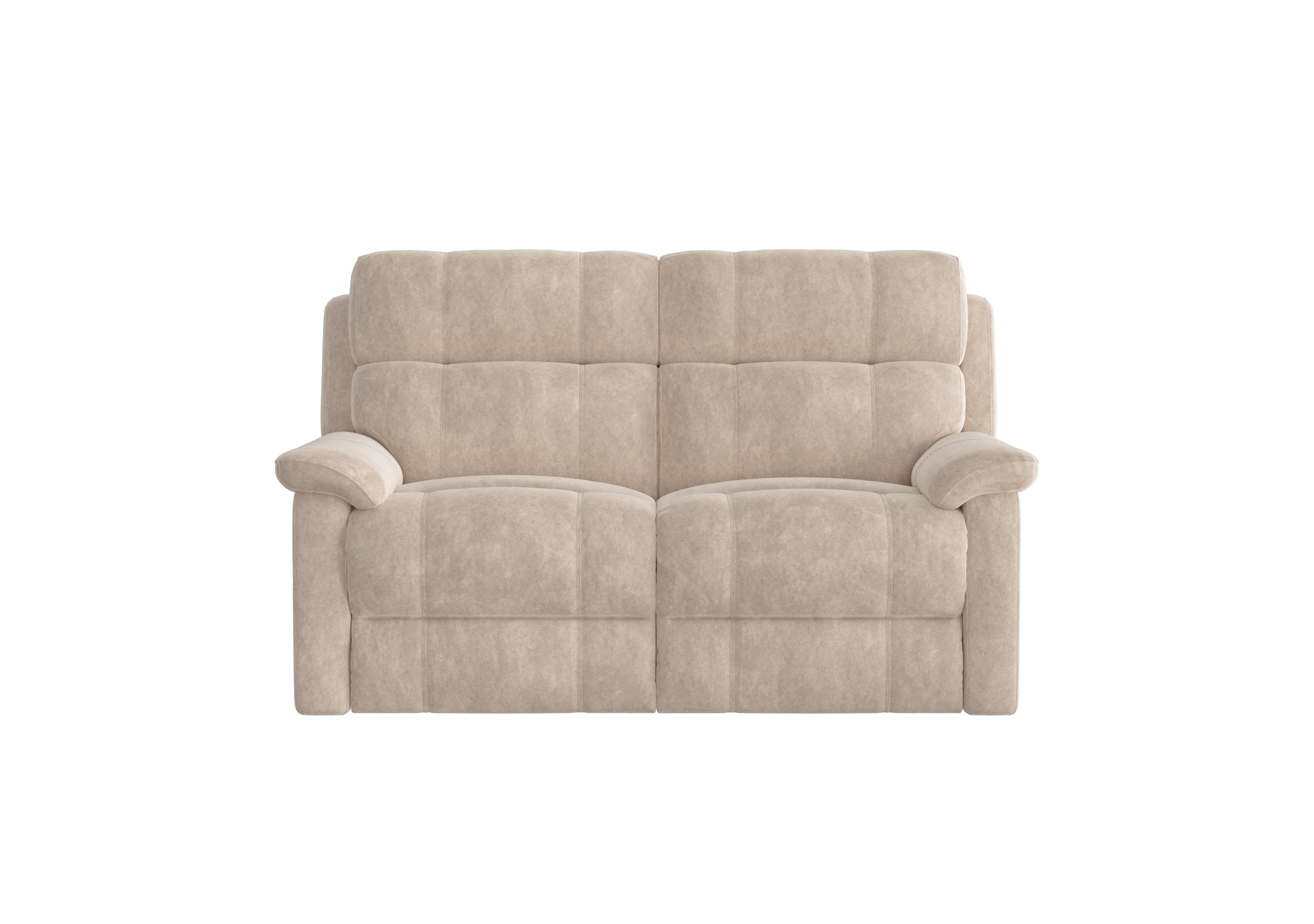 Relax Station Komodo 2 Seater Fabric Recliner Sofa in Bfa-Bnn-R26 Fv2 Cream on Furniture Village