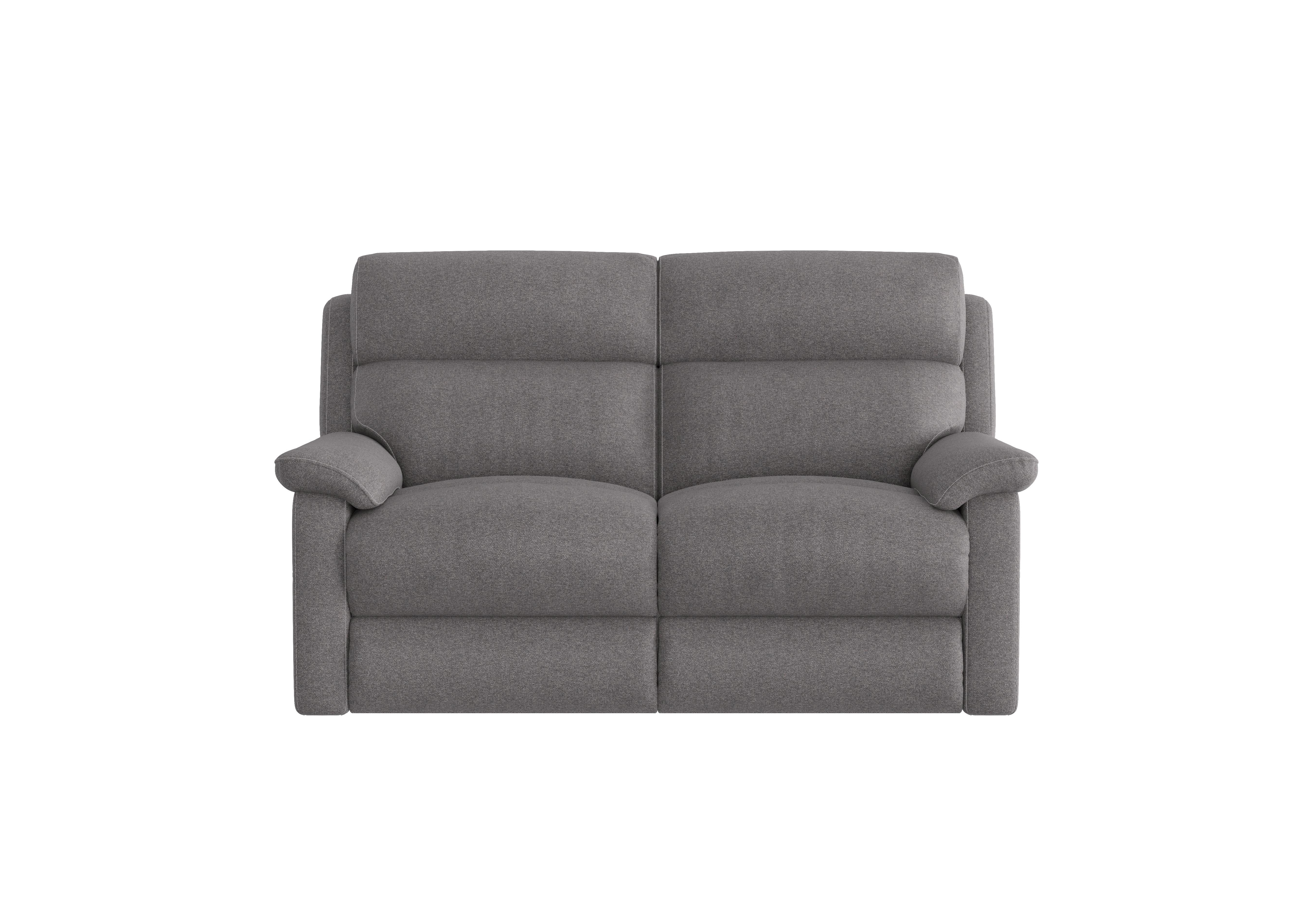 Relax Station Komodo 2 Seater Fabric Recliner Sofa in Fab-Ska-R31 Charcoal Gray on Furniture Village
