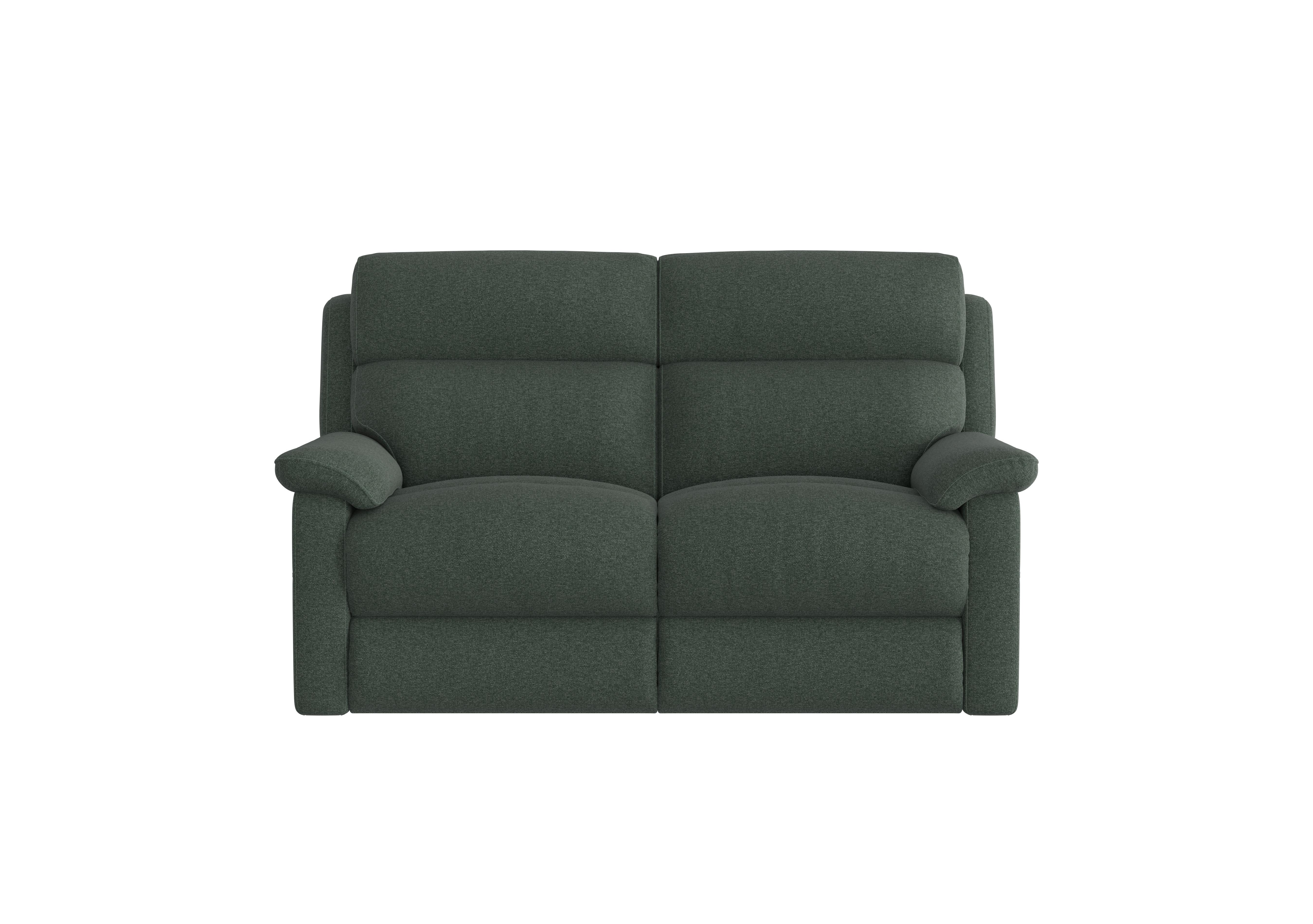 Relax Station Komodo 2 Seater Fabric Recliner Sofa in Fab-Ska-R48 Moss Green on Furniture Village