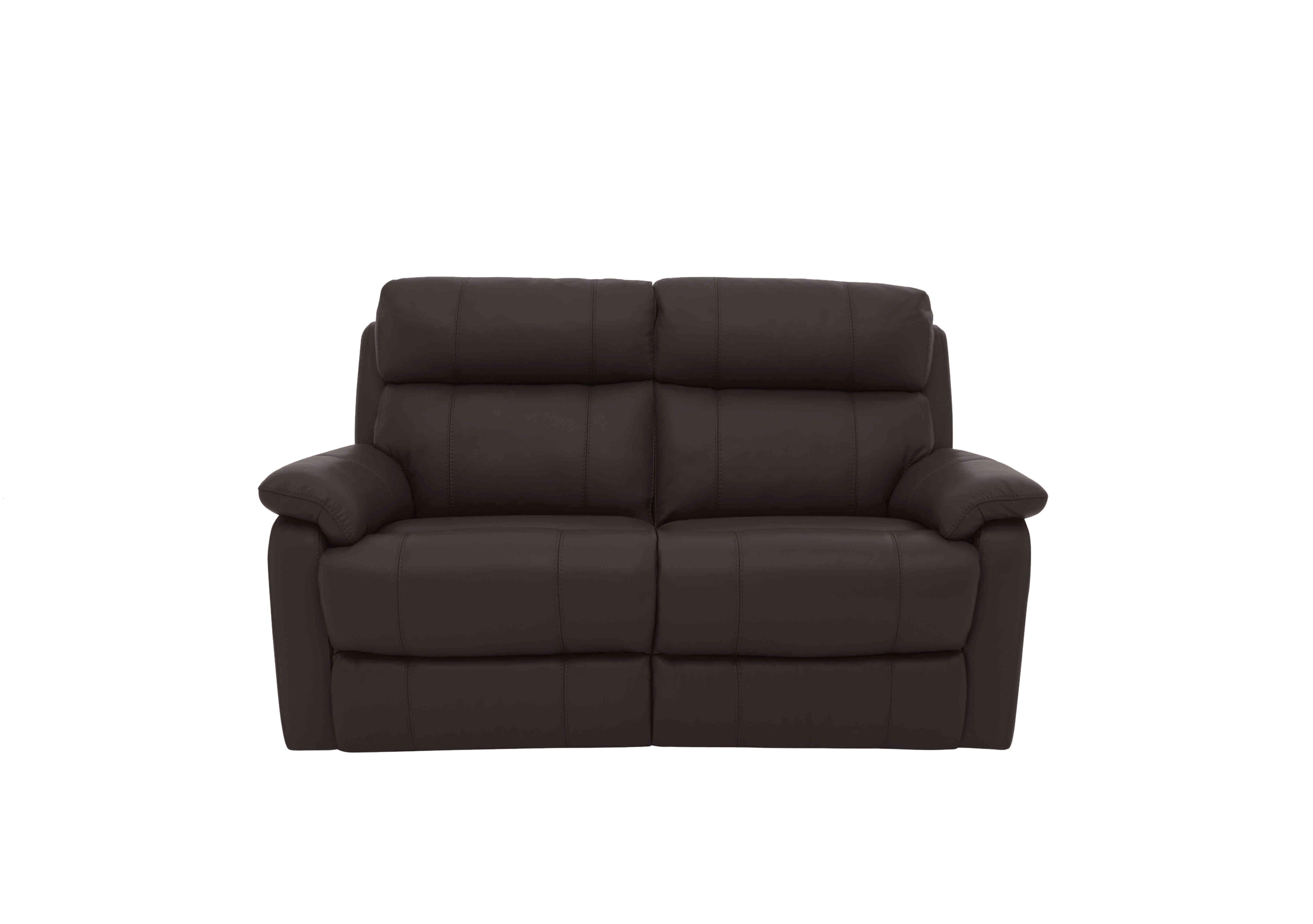 Relax Station Komodo 2 Seater Power Leather Sofa in Nc-037c Walnut on Furniture Village