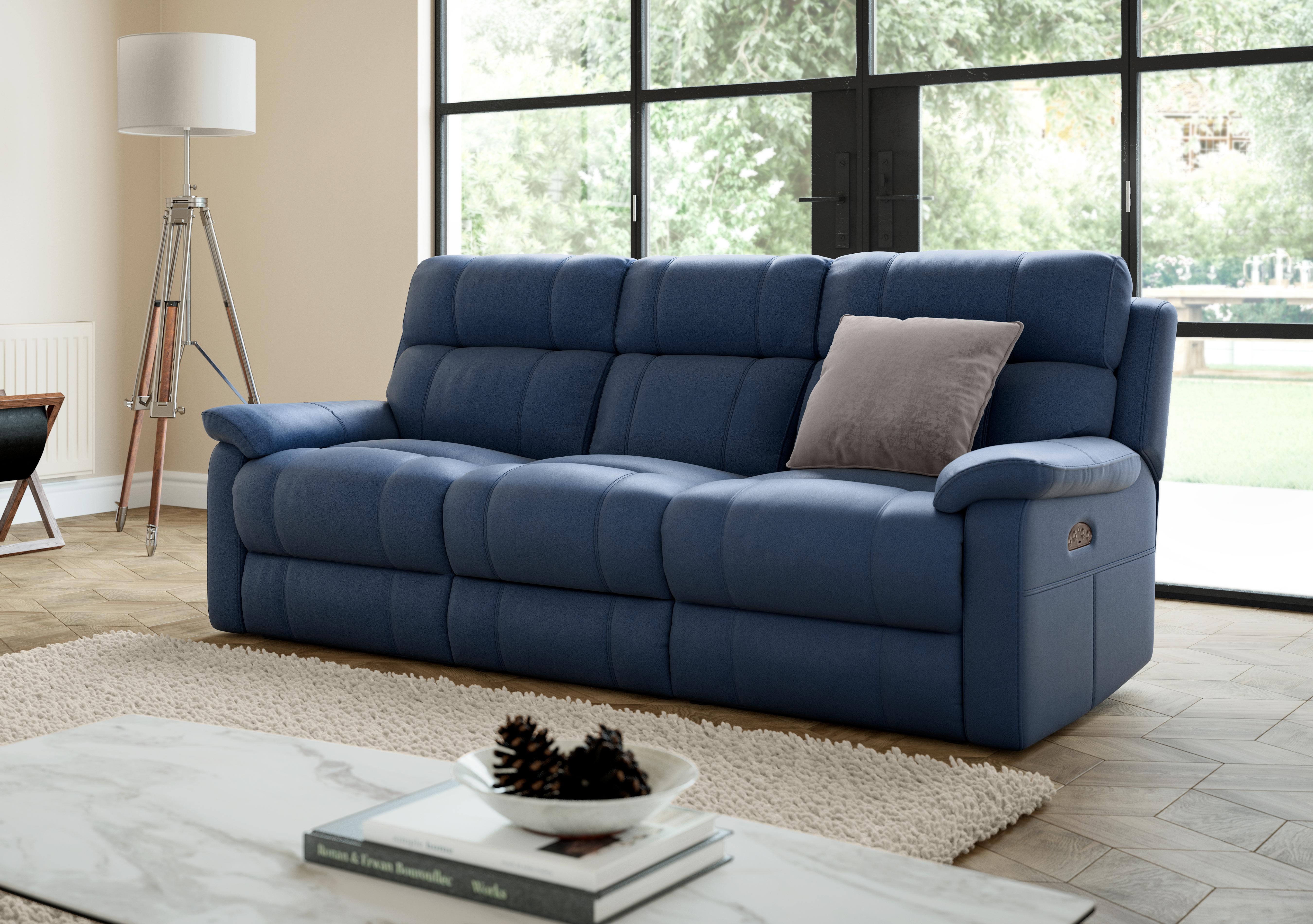 Relax Station Komodo 3 Seater Fabric Recliner Sofa in  on Furniture Village