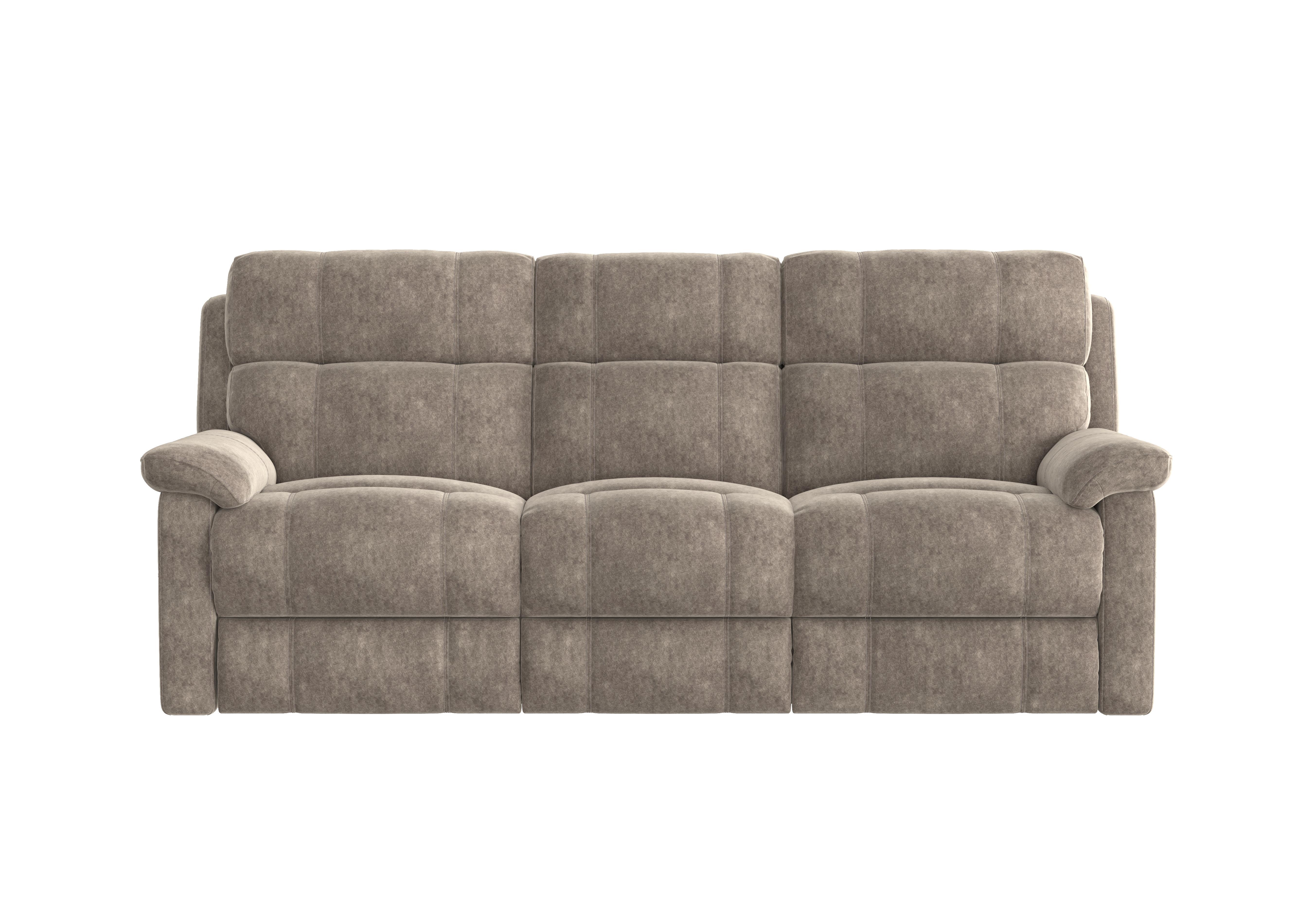 Relax Station Komodo 3 Seater Fabric Recliner Sofa in Bfa-Bnn-R29 Fv1 Mink on Furniture Village