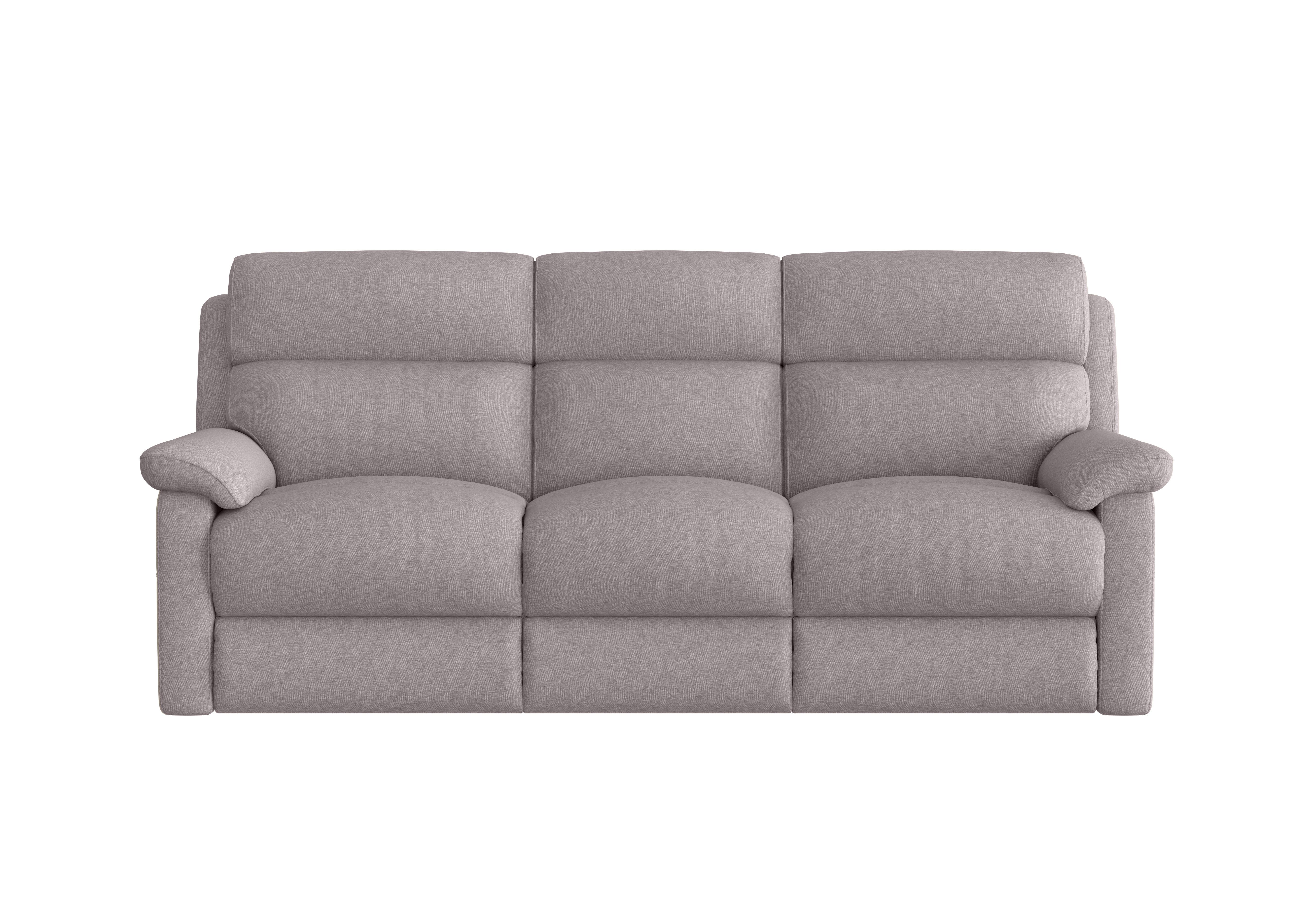 Relax Station Komodo 3 Seater Fabric Recliner Sofa in Fab-Meo-R27 Pewter on Furniture Village