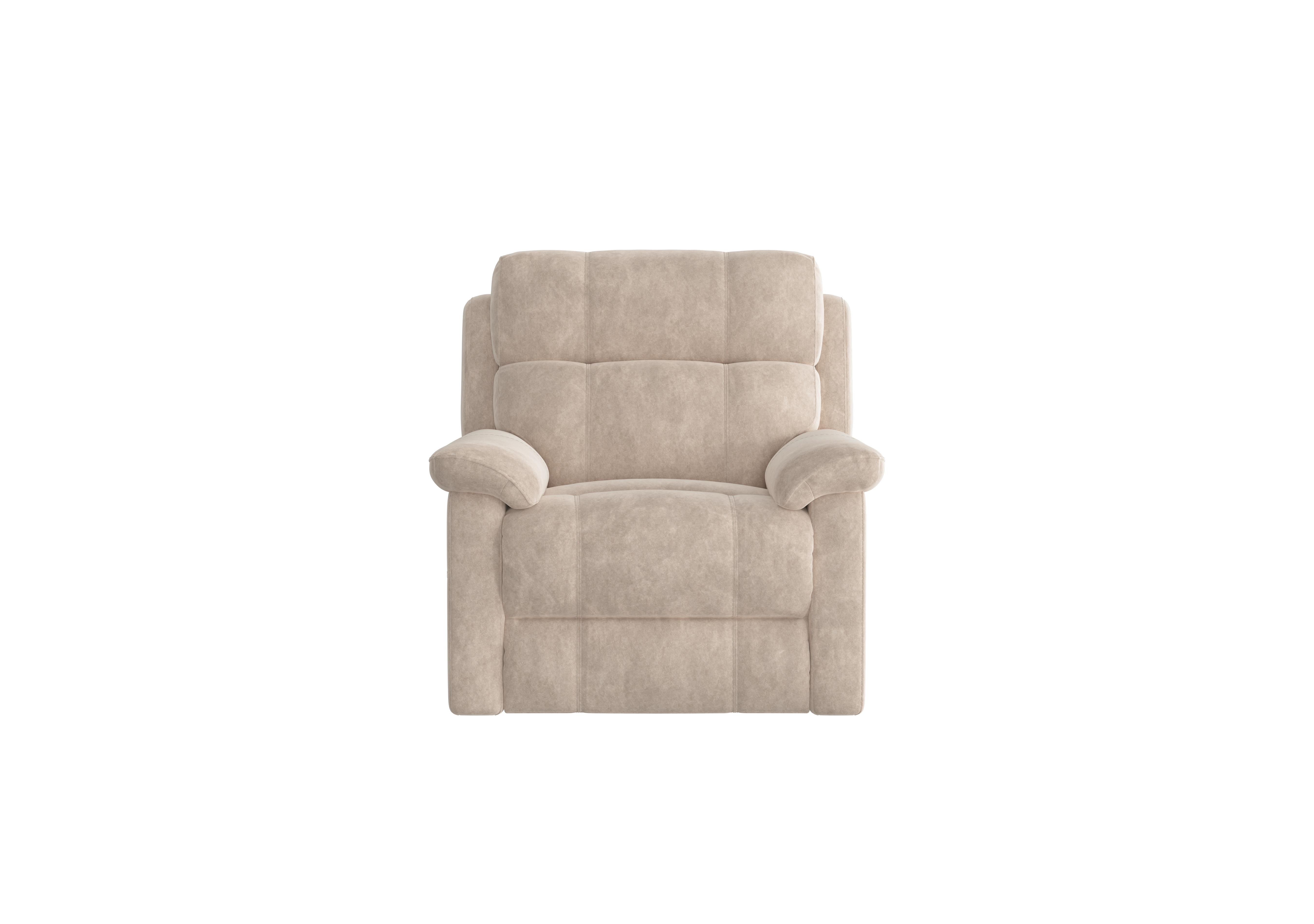 Relax Station Komodo Fabric Recliner Armchair in Bfa-Bnn-R26 Fv2 Cream on Furniture Village